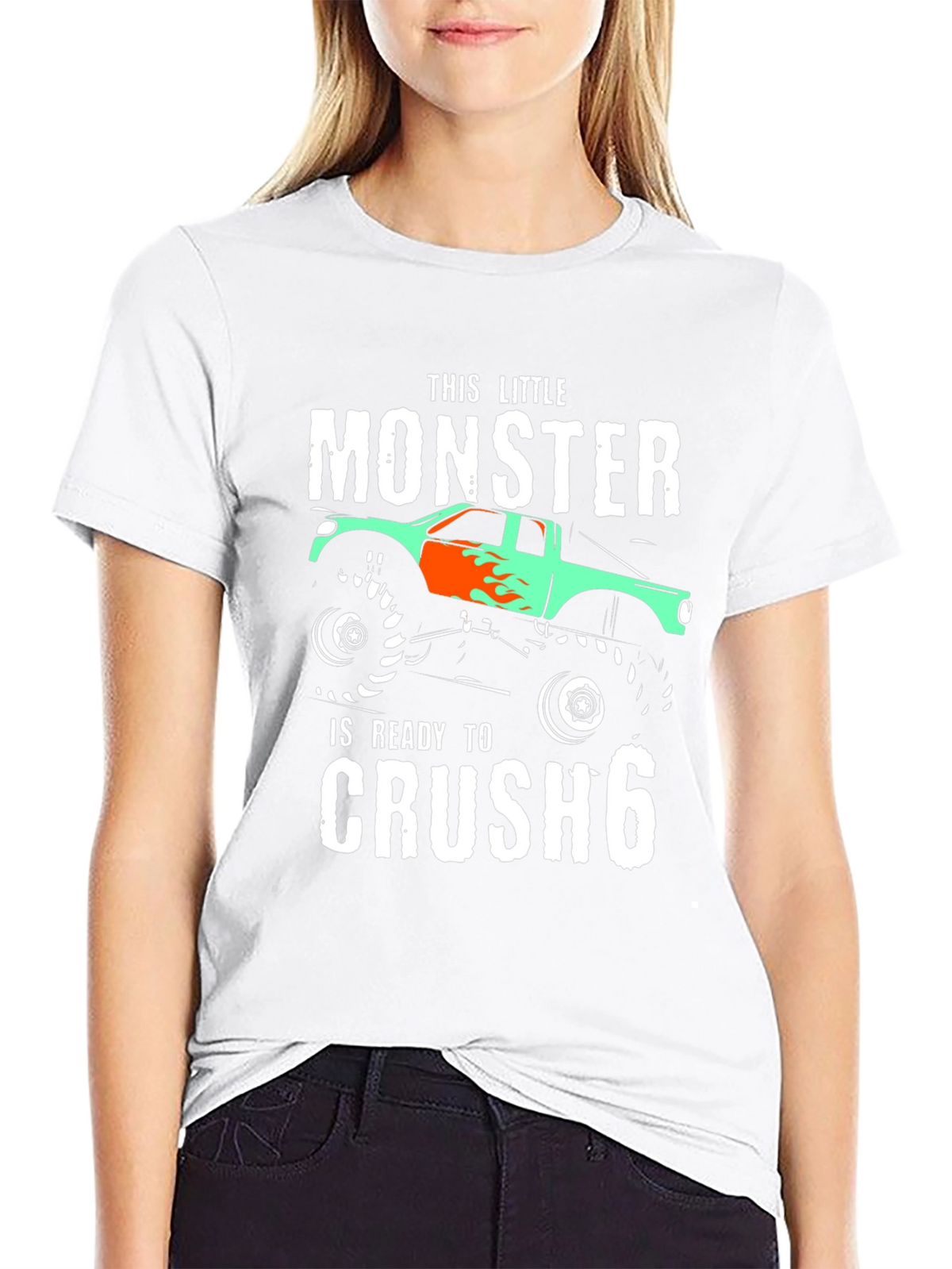 Monster Truck Birthday T-Shirt - Ready to Crush 6
