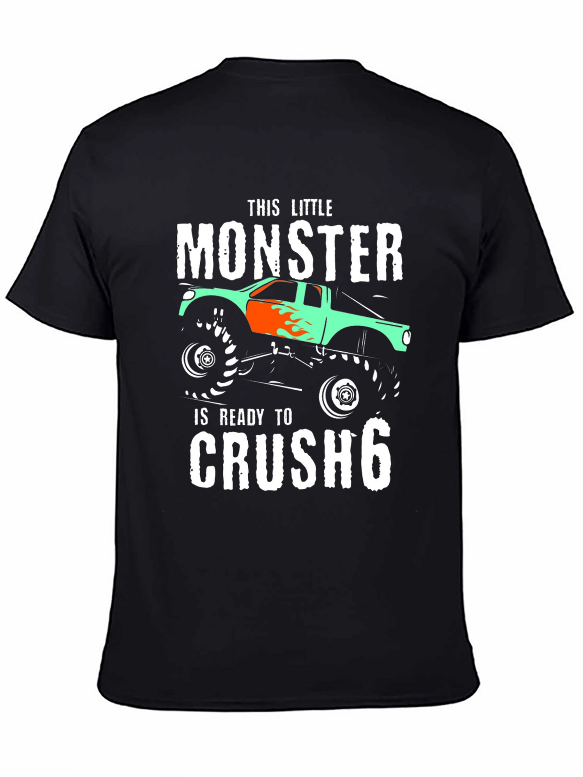 Monster Truck Birthday T-Shirt - Ready to Crush 6