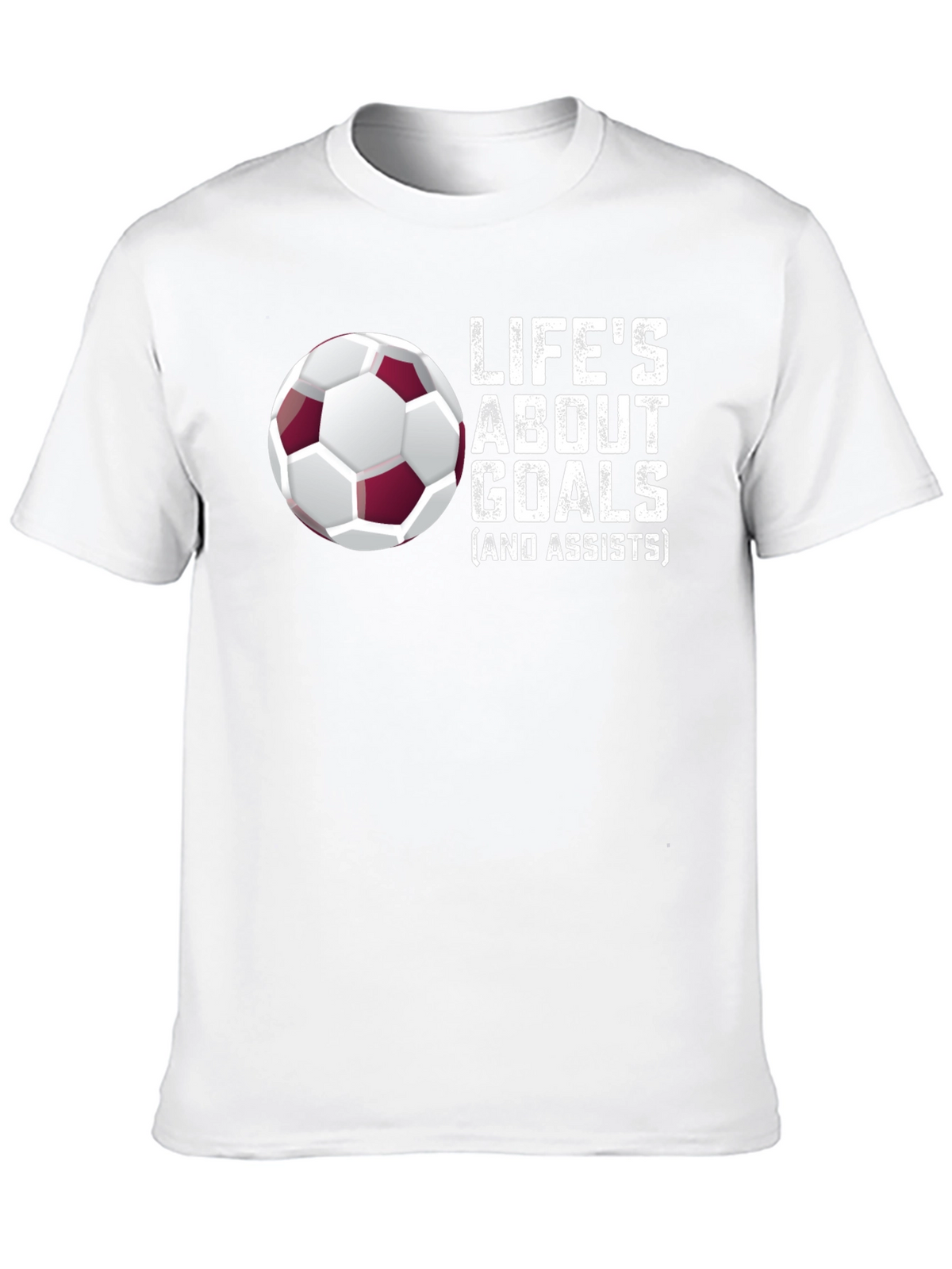Lifes About Goals Soccer T-Shirt