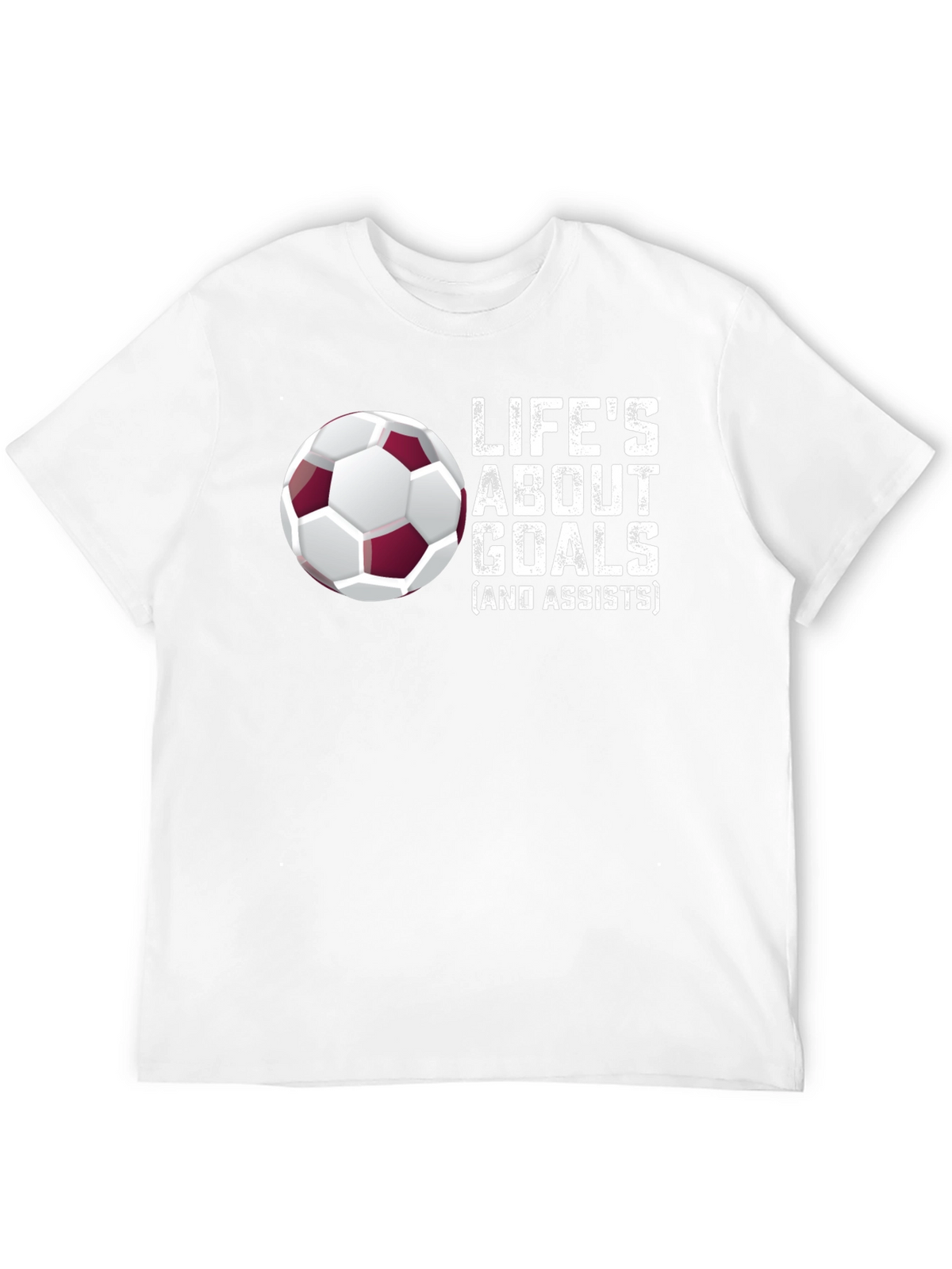Lifes About Goals Soccer T-Shirt