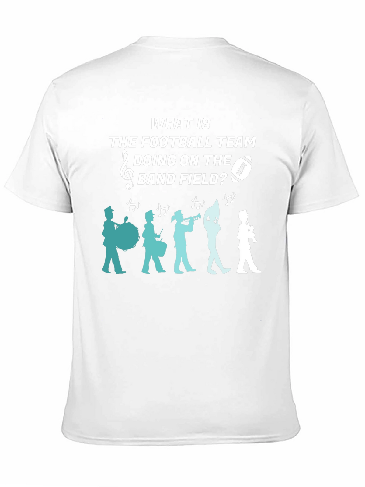Football Team Band Field Graphic T-Shirt