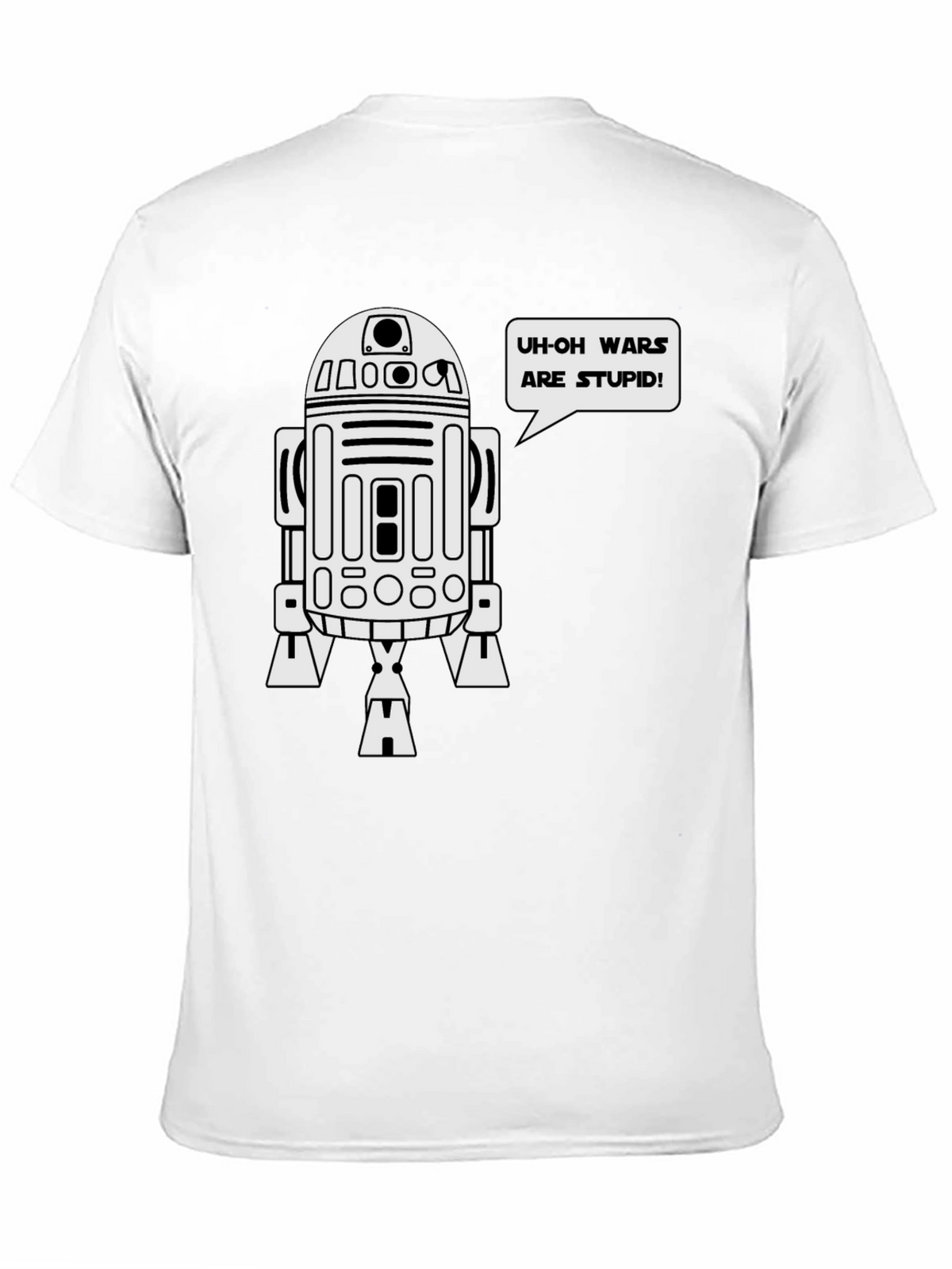Funny Star Wars R2D2 Graphic T-Shirt
