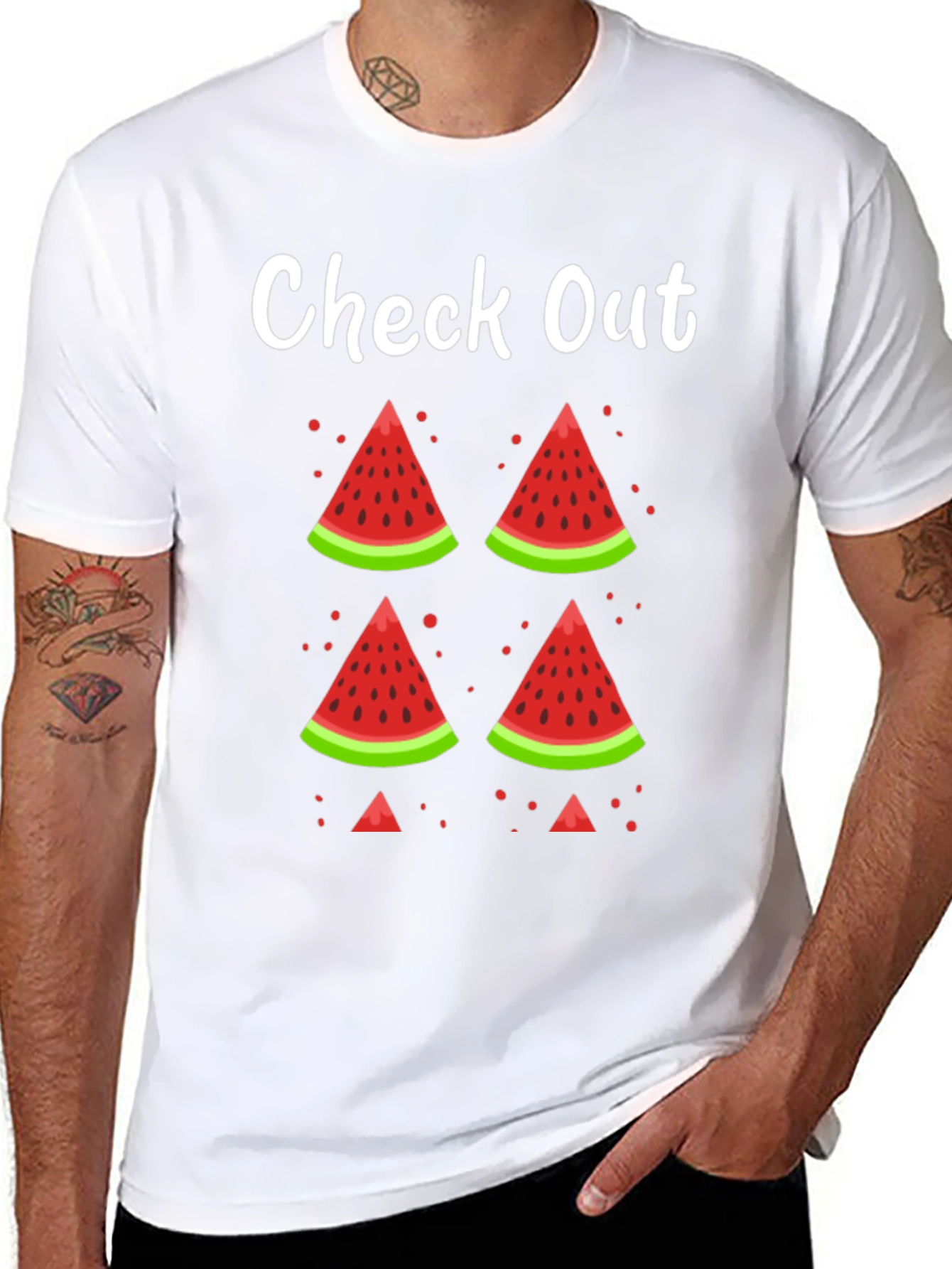 Check Out Watermelon Graphic Tee