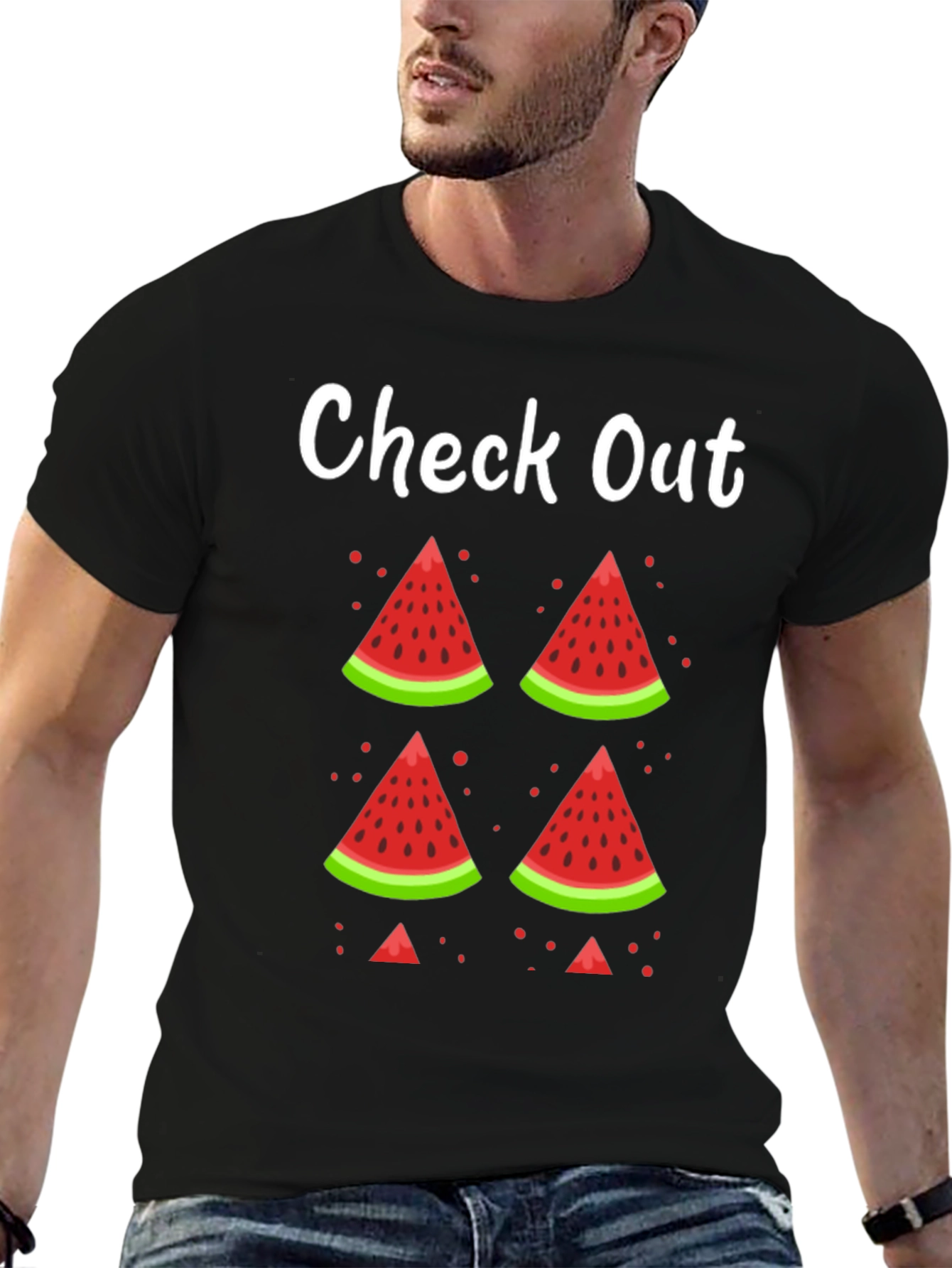 Check Out Watermelon Graphic Tee