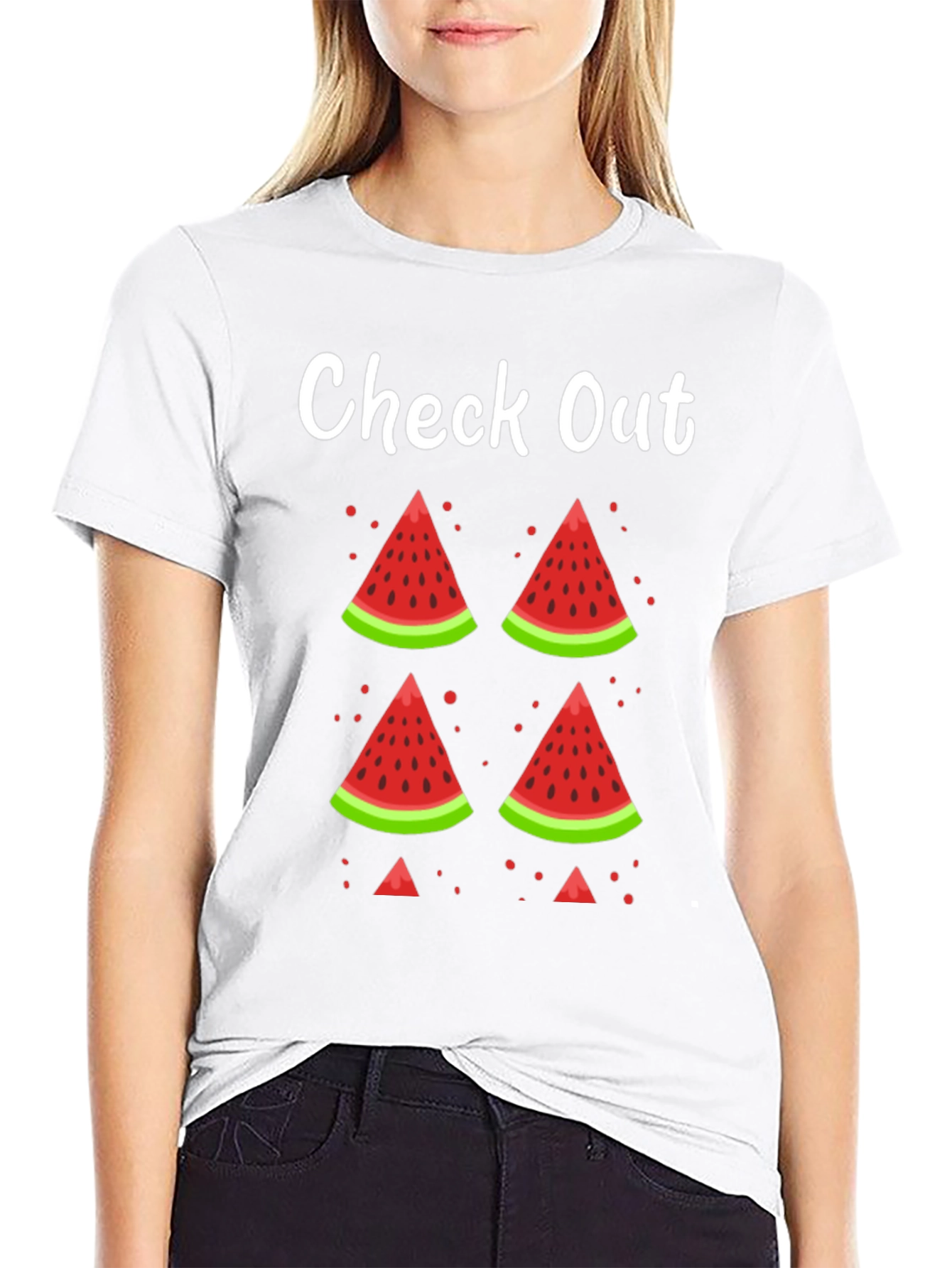 Check Out Watermelon Graphic Tee