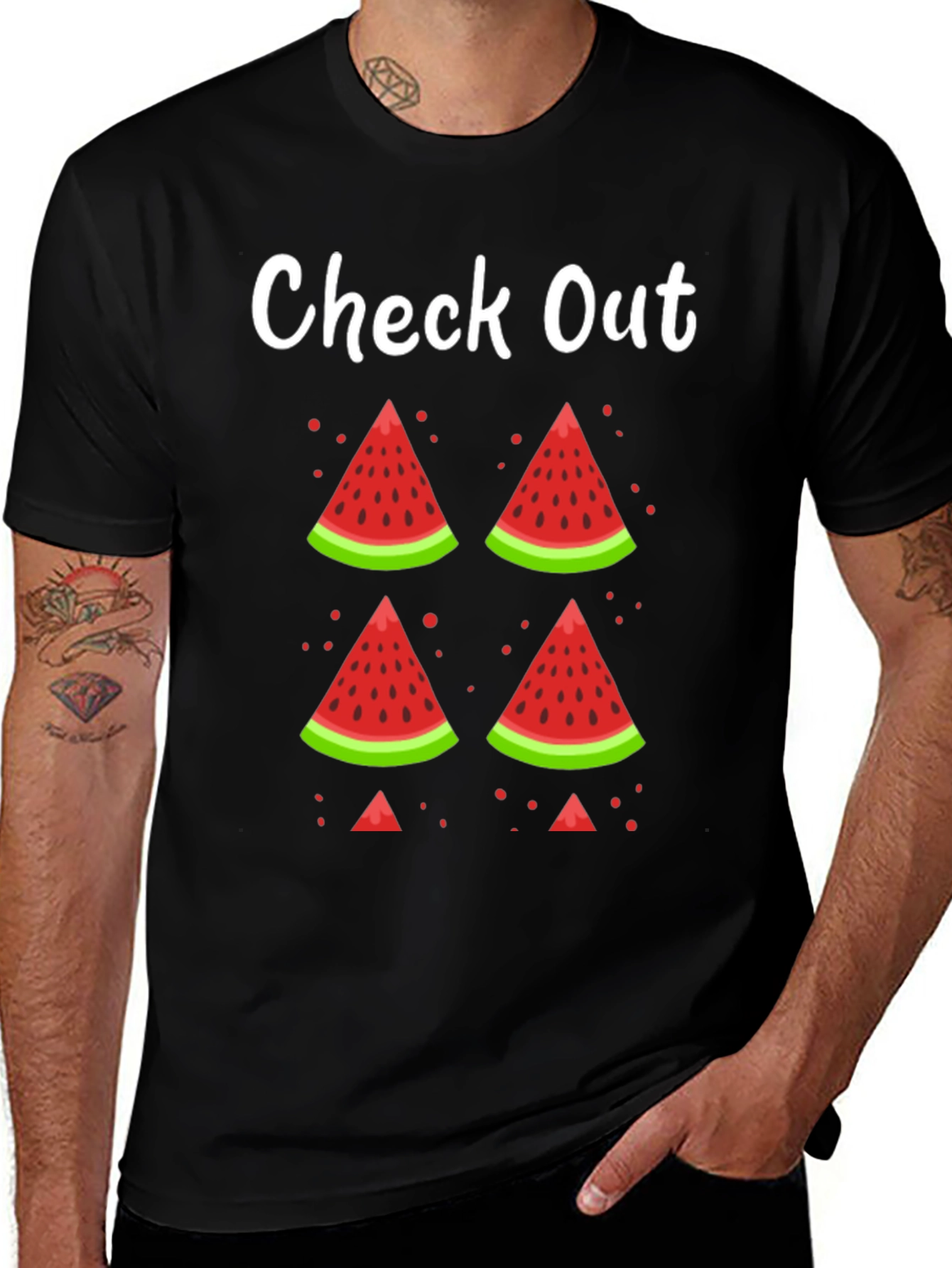 Check Out Watermelon Graphic Tee