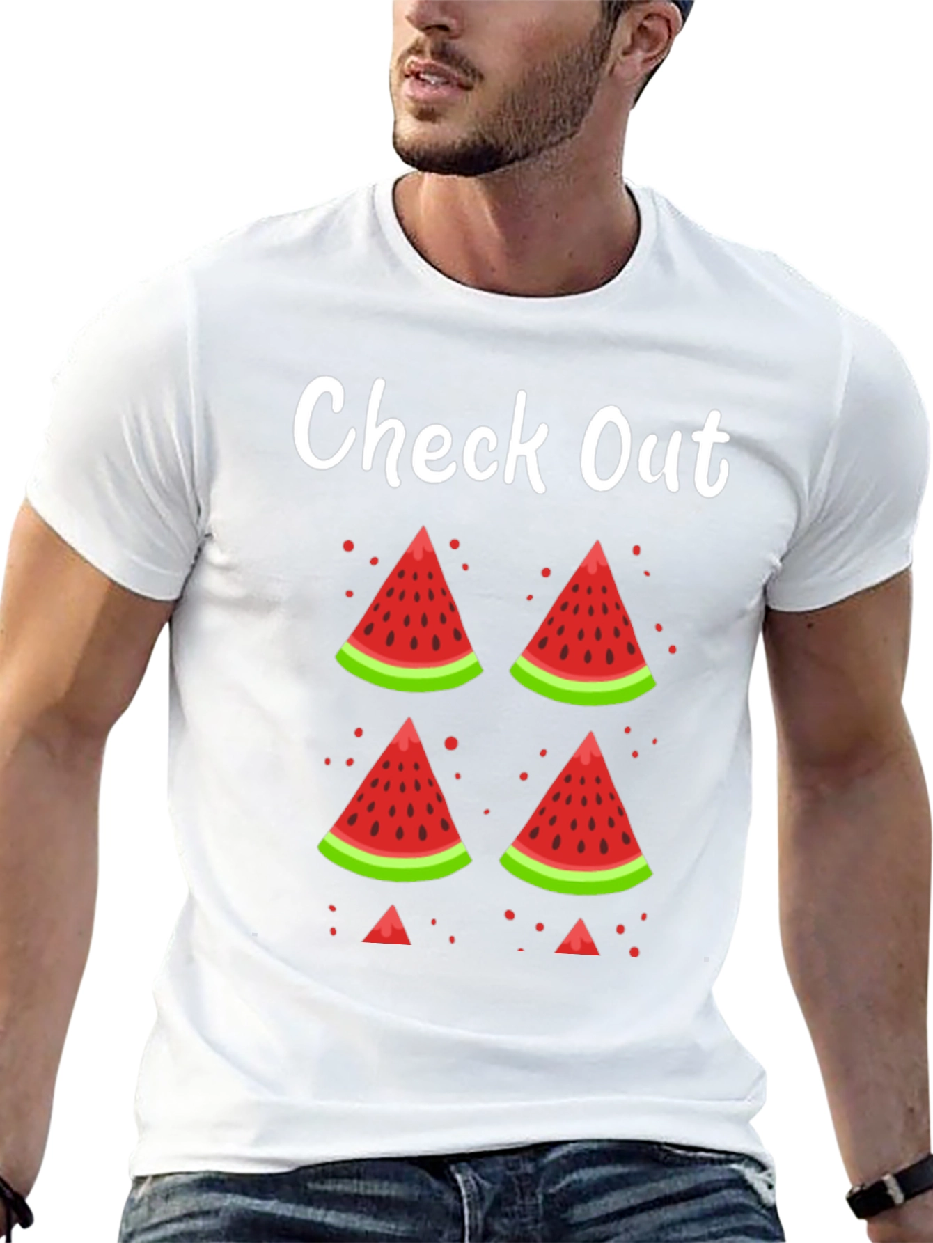 Check Out Watermelon Graphic Tee