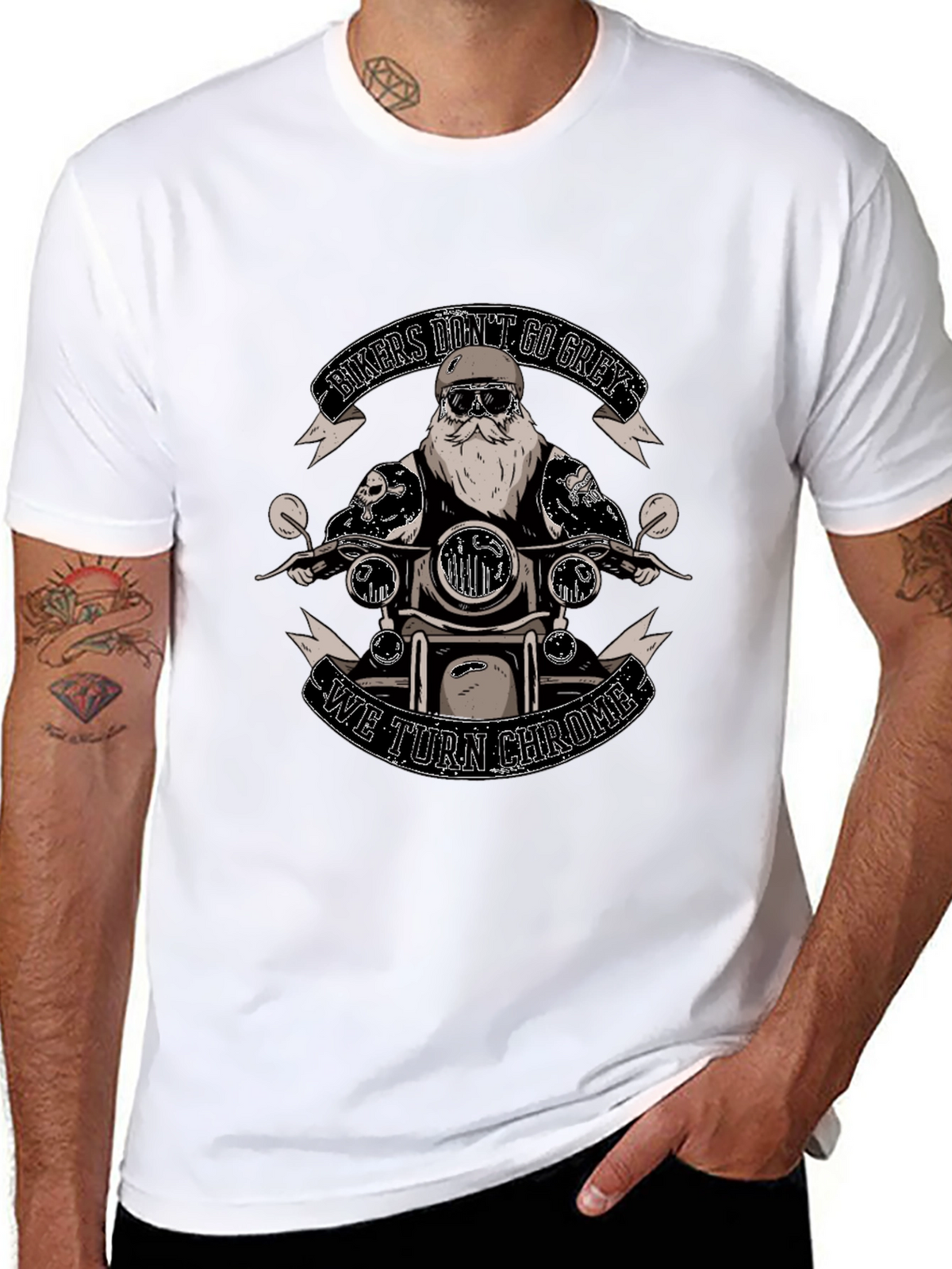 Bikers Dont Go Grey T-Shirt