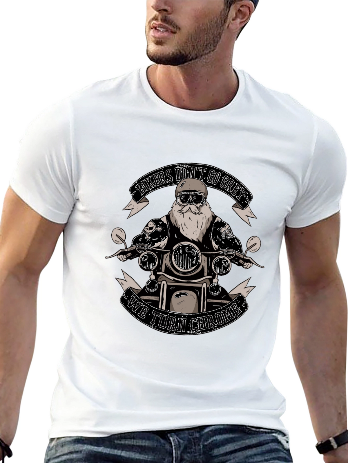 Bikers Dont Go Grey T-Shirt