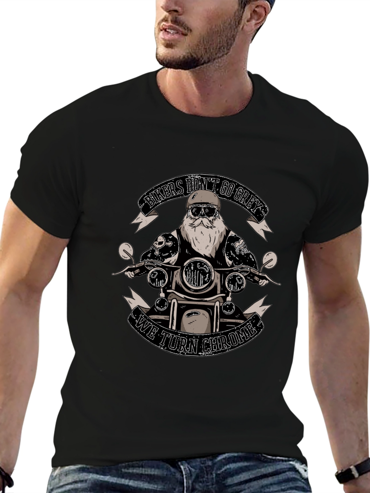 Bikers Dont Go Grey T-Shirt
