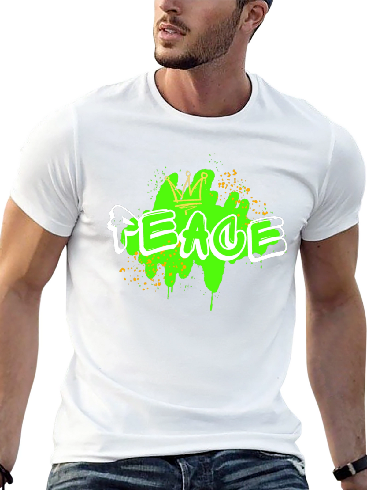 Peace Graphic T-Shirt - Streetwear Style