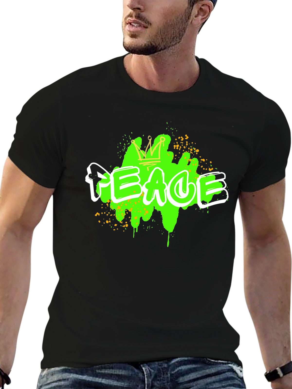 Peace Graphic T-Shirt - Streetwear Style
