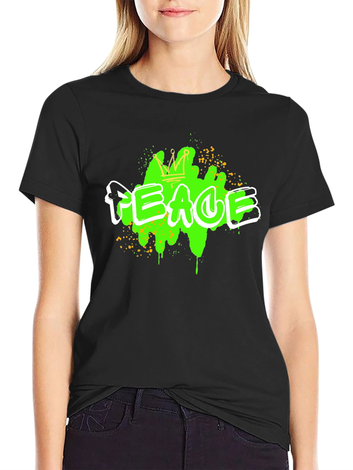 Peace Graphic T-Shirt - Streetwear Style