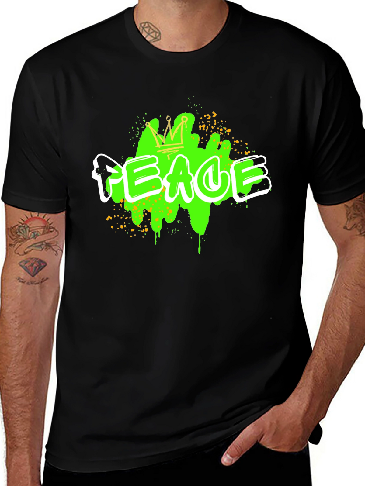 Peace Graphic T-Shirt - Streetwear Style