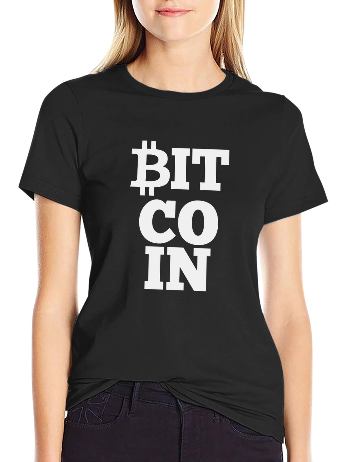 Bitcoin Crypto Black T-Shirt