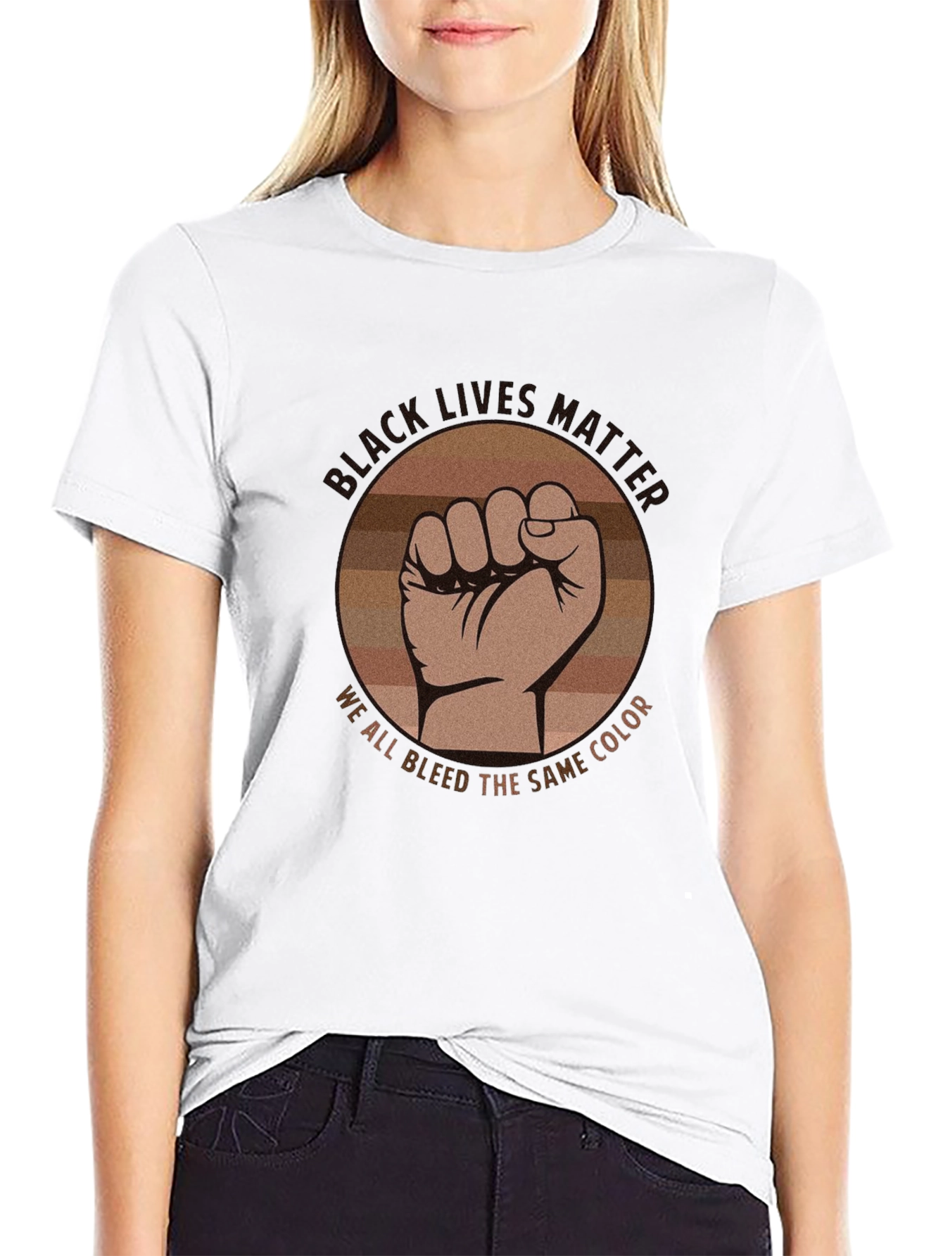 Black Lives Matter Fist Graphic Tee