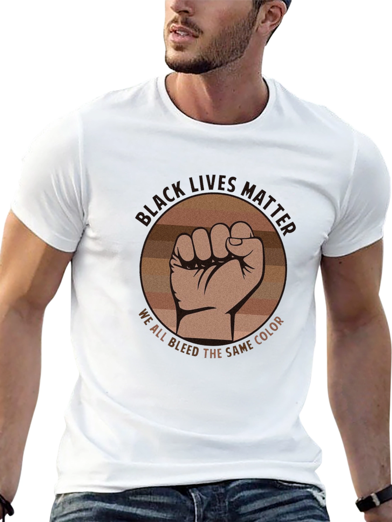 Black Lives Matter Fist Graphic Tee