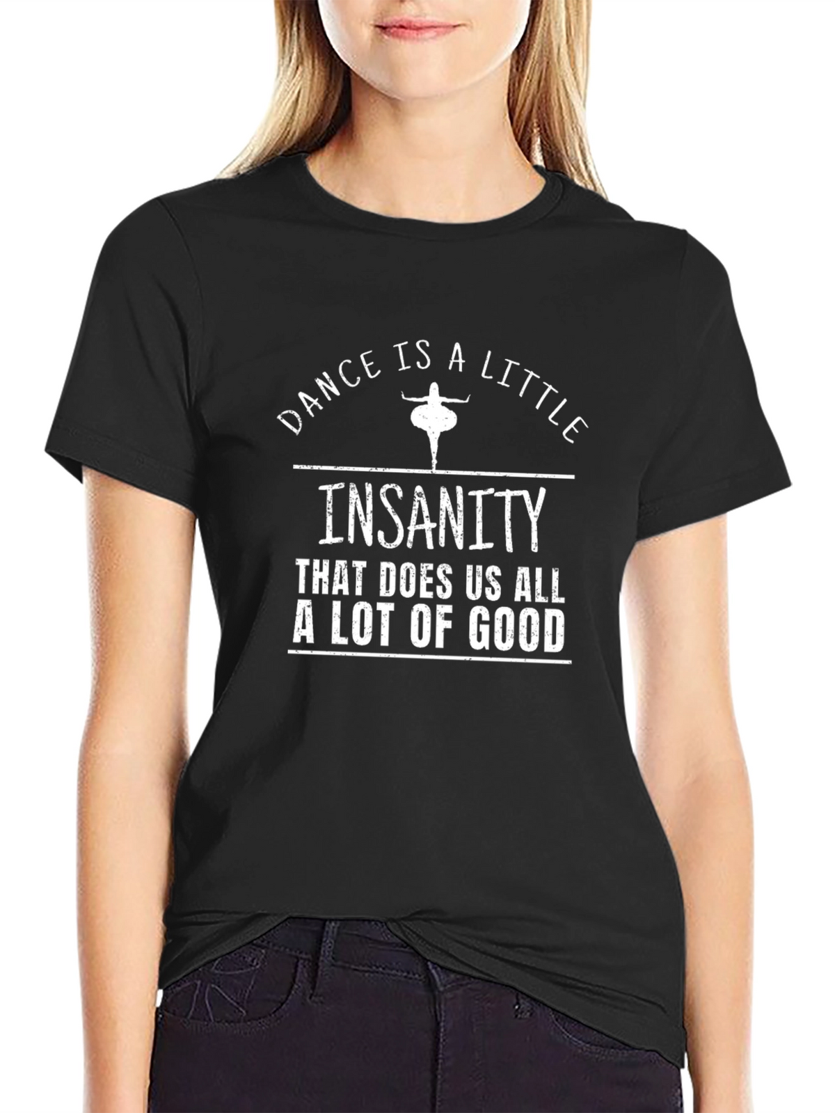 Dance Insanity Graphic T-Shirt - Unisex Black Tee