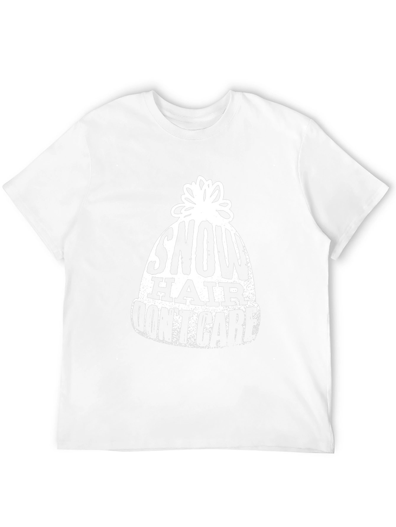 Snow Hair Dont Care Graphic Tee