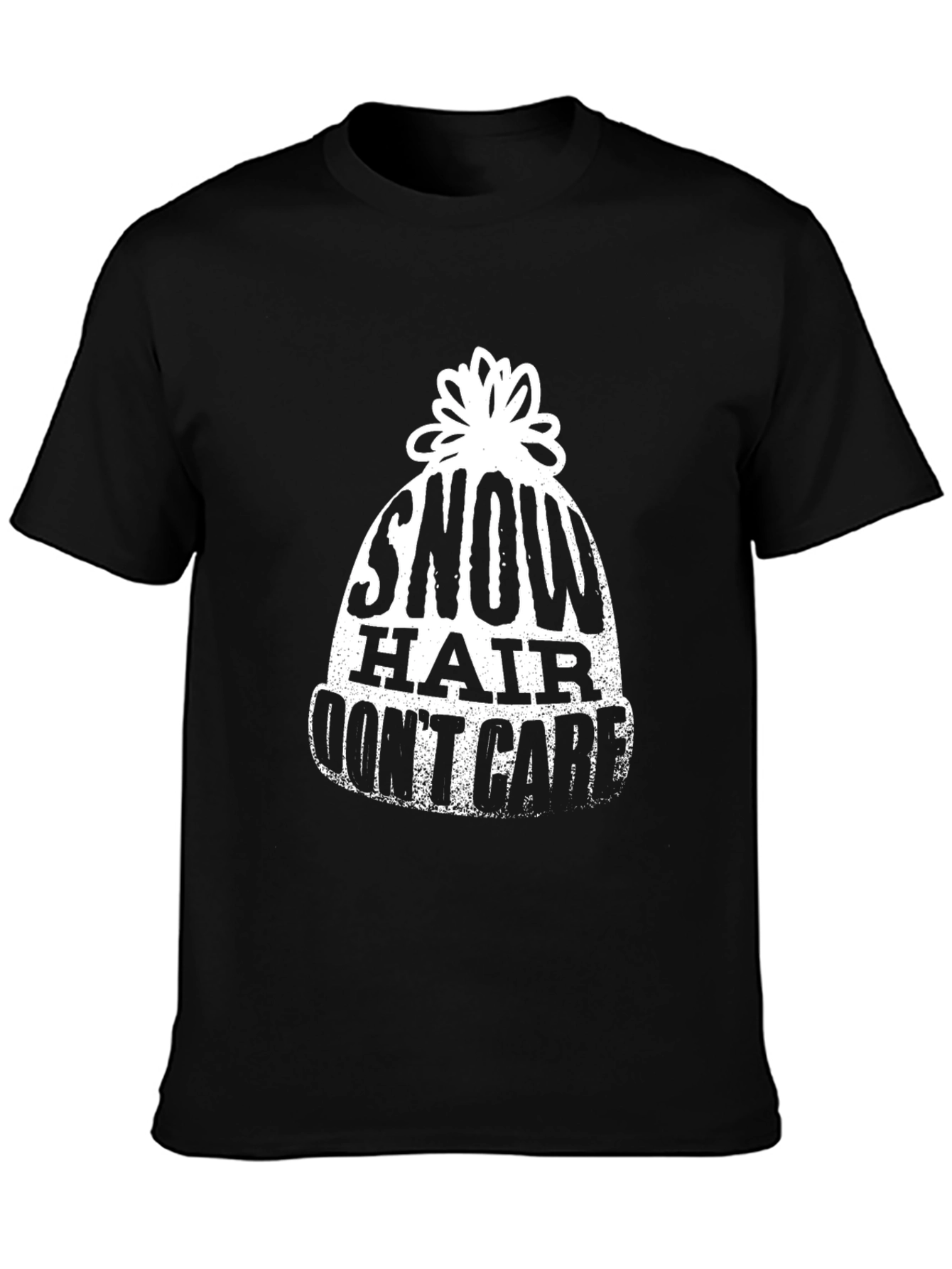 Snow Hair Dont Care Graphic Tee