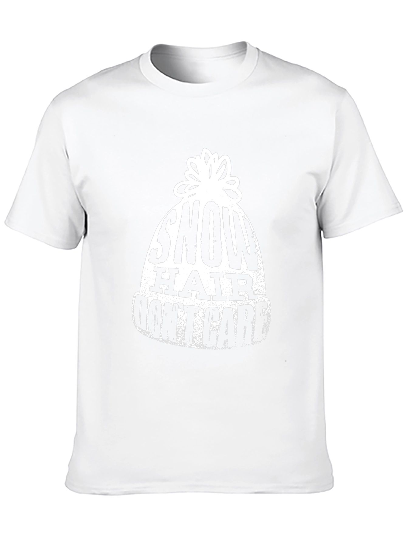 Snow Hair Dont Care Graphic Tee