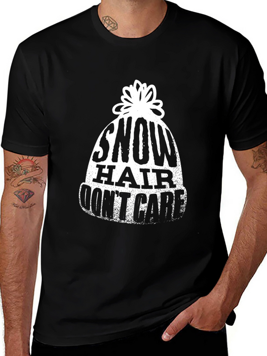 Snow Hair Dont Care Graphic Tee