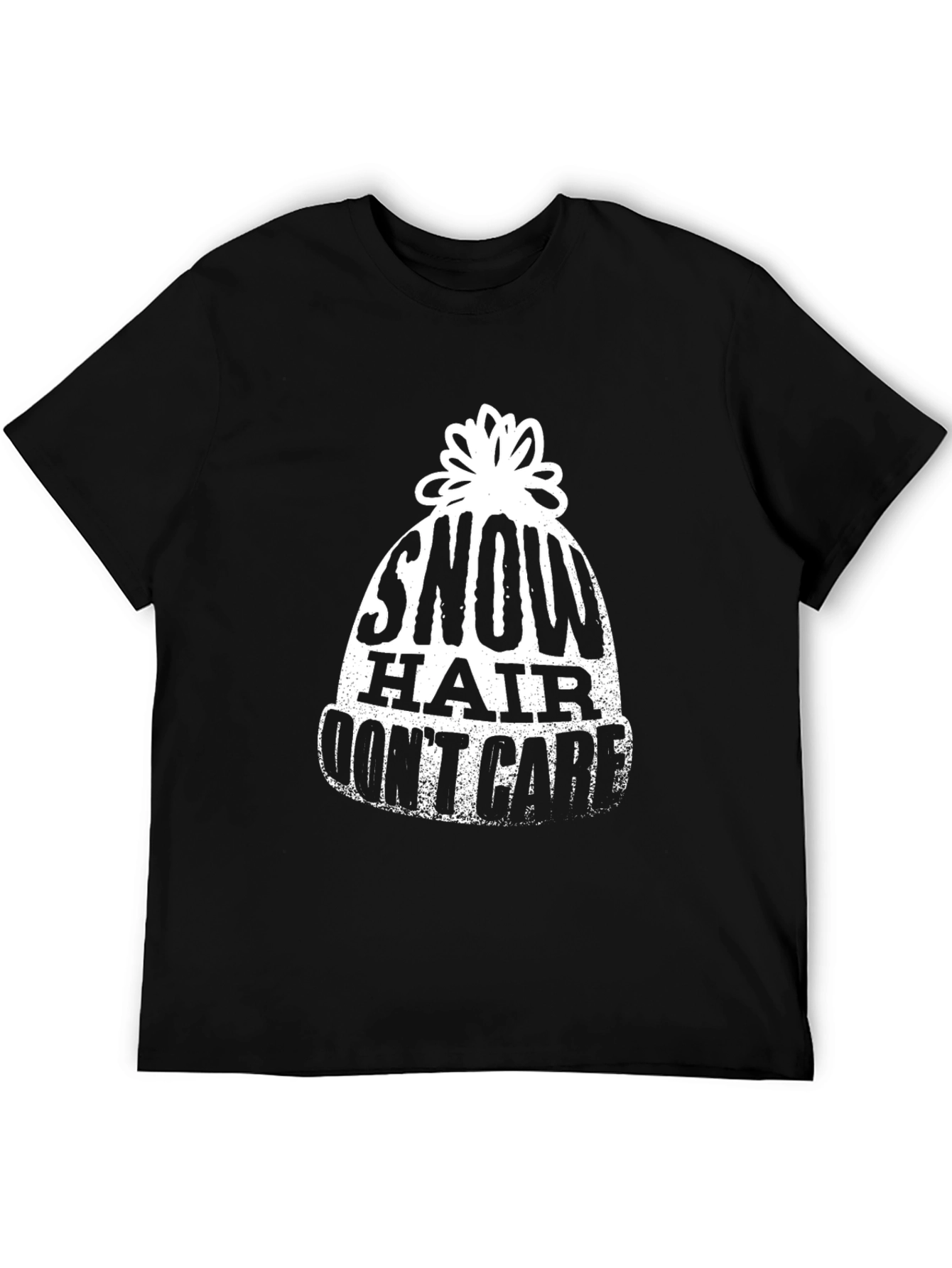 Snow Hair Dont Care Graphic Tee