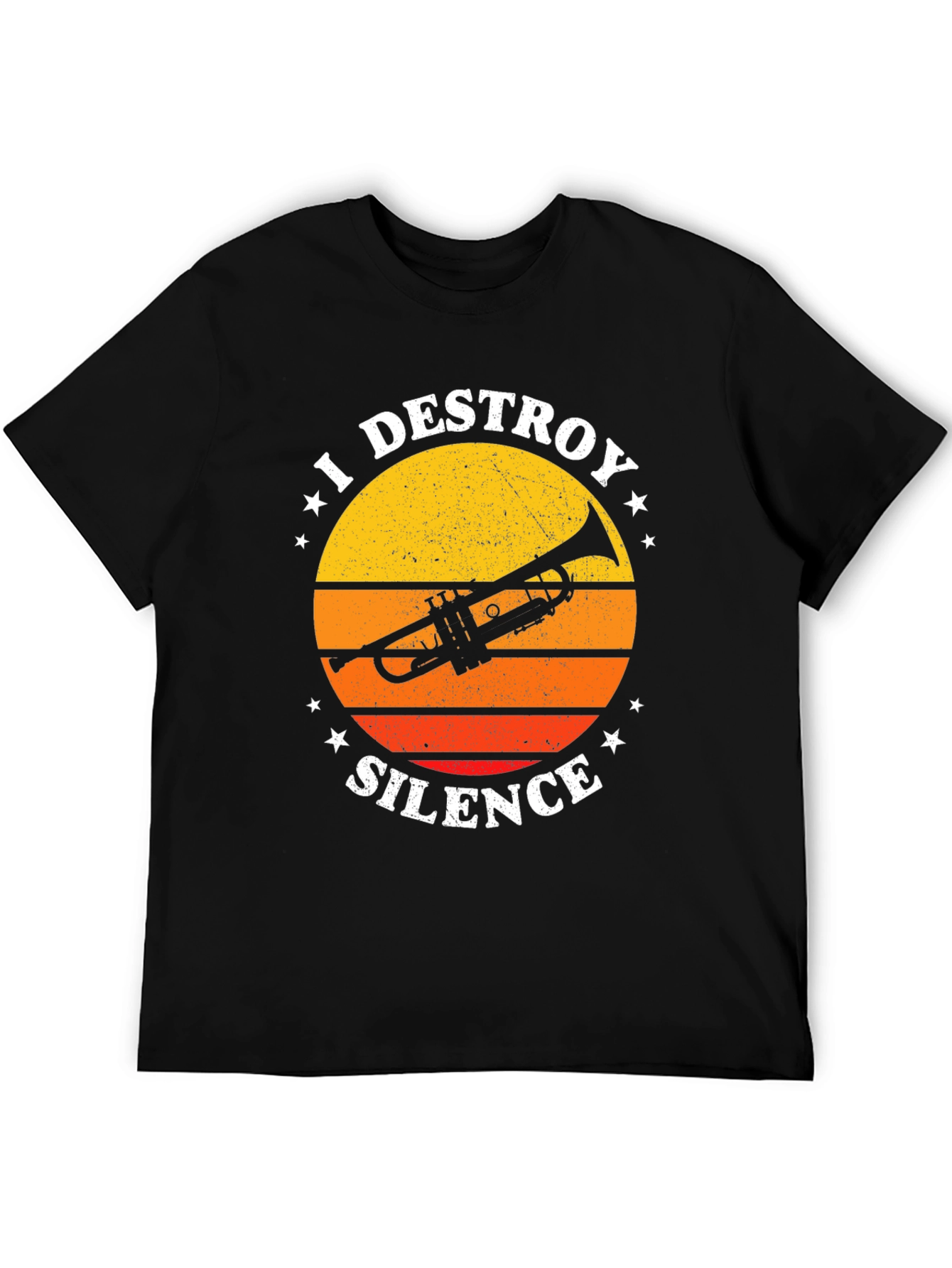 I Destroy Silence Trumpet T-Shirt