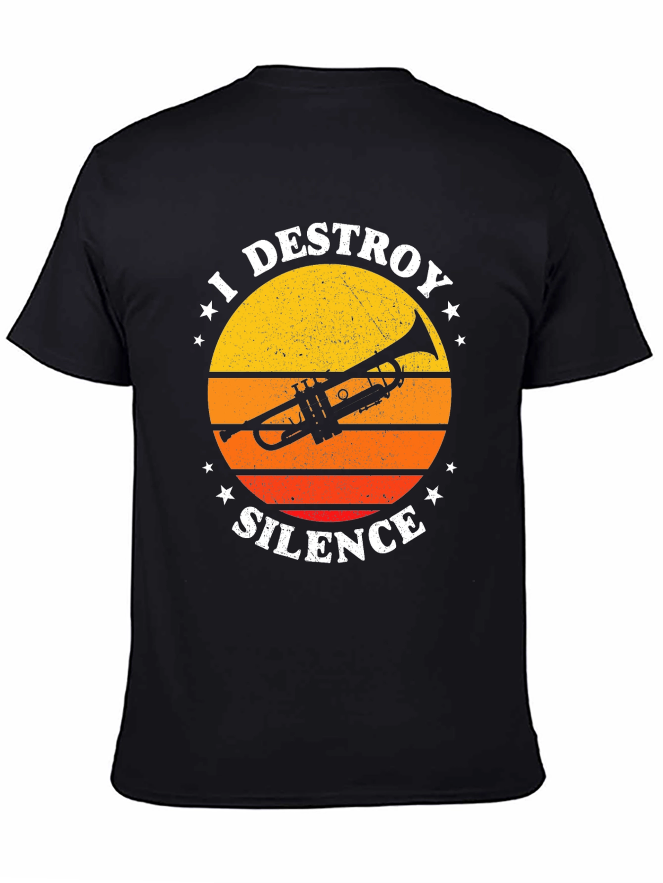 I Destroy Silence Trumpet T-Shirt