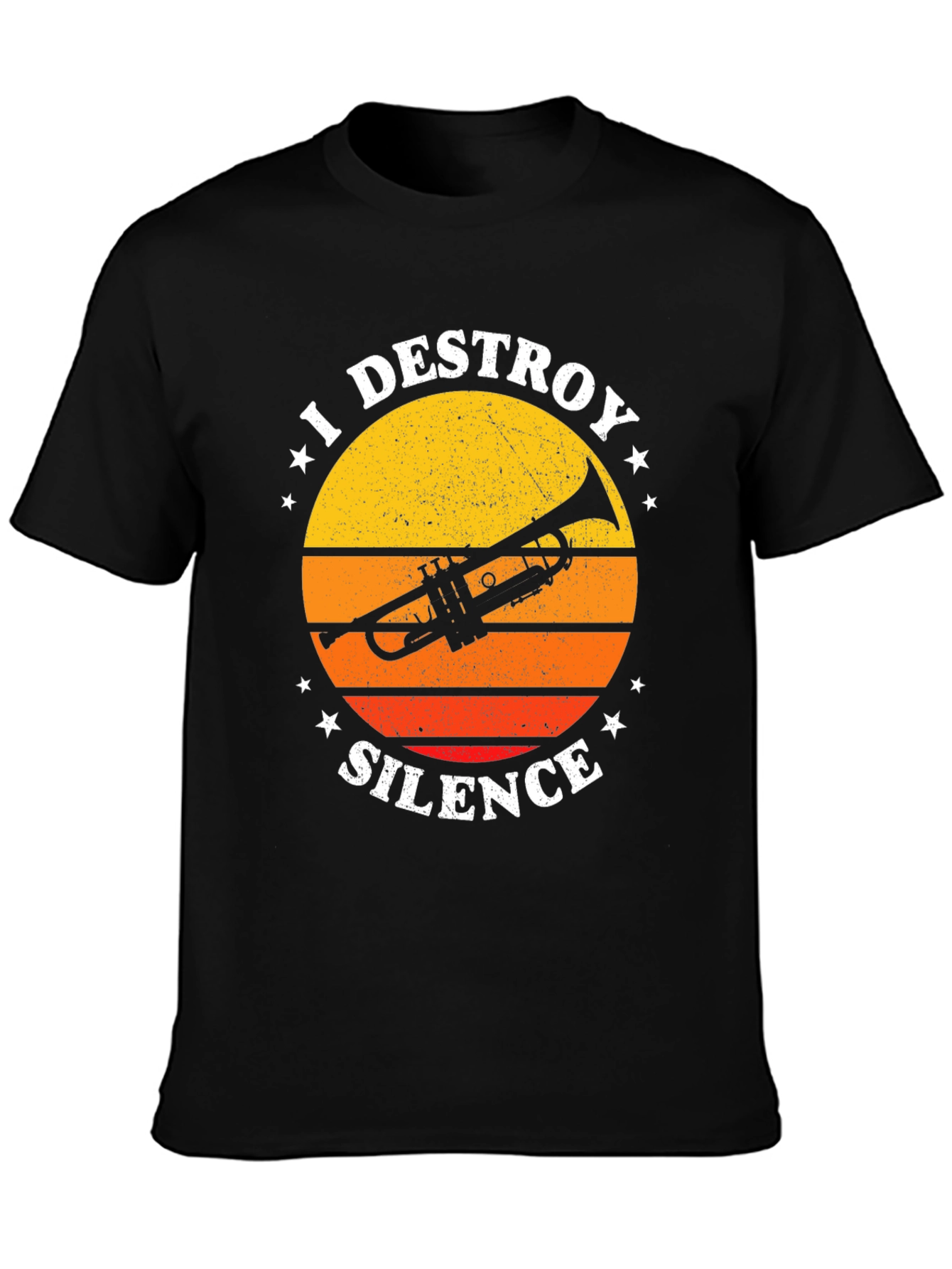 I Destroy Silence Trumpet T-Shirt