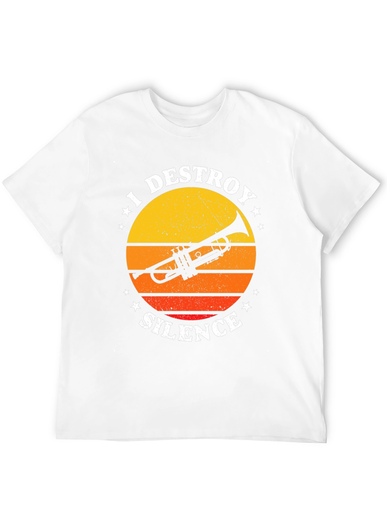 I Destroy Silence Trumpet T-Shirt