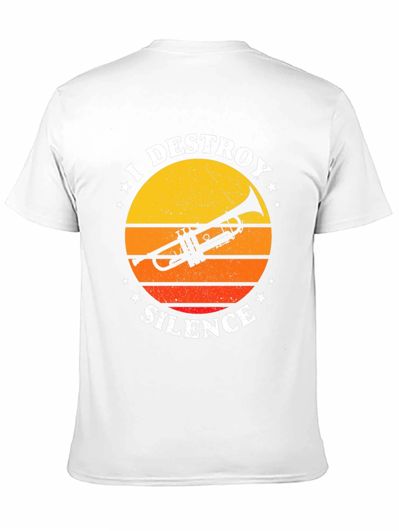 I Destroy Silence Trumpet T-Shirt