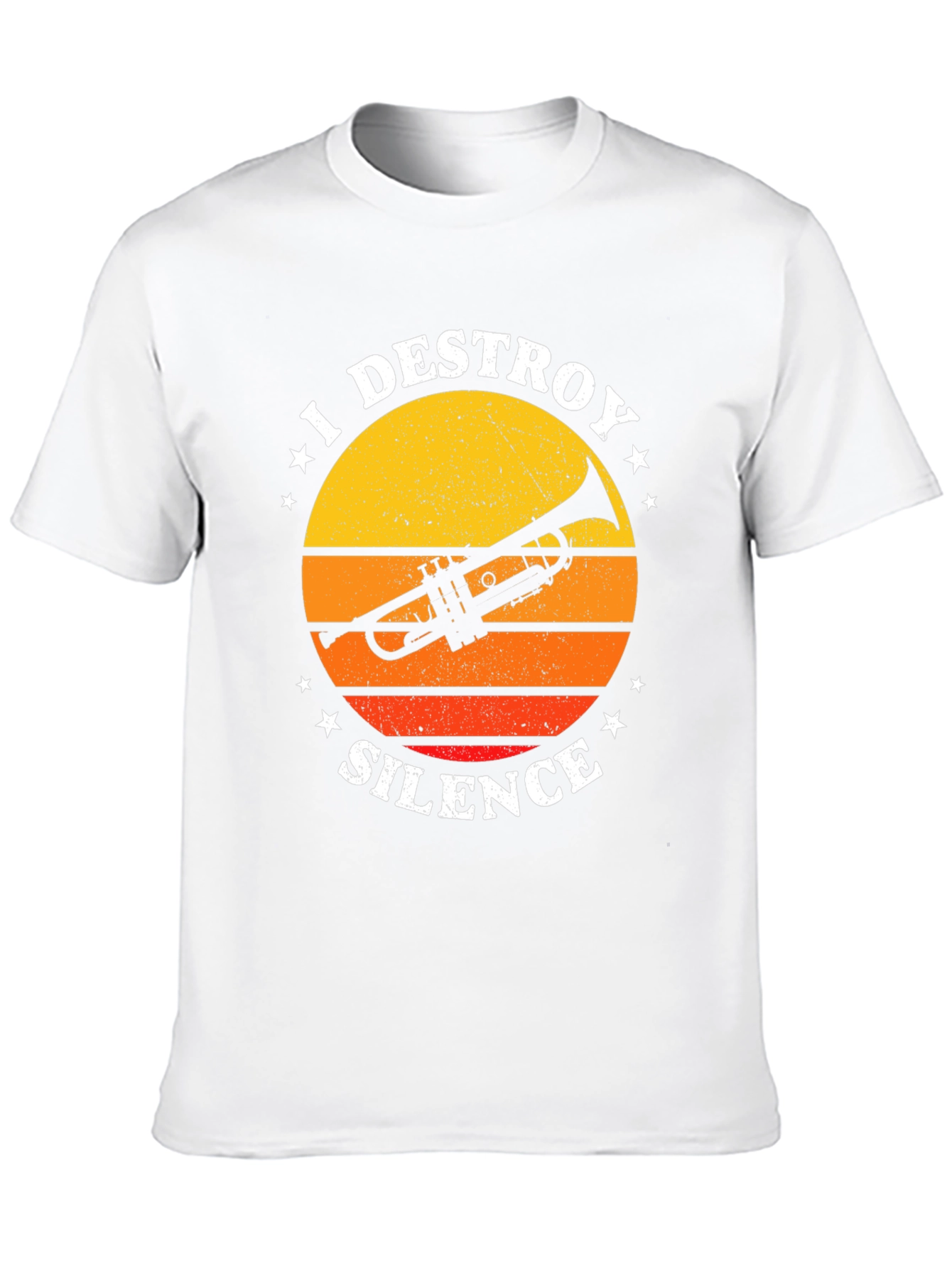I Destroy Silence Trumpet T-Shirt