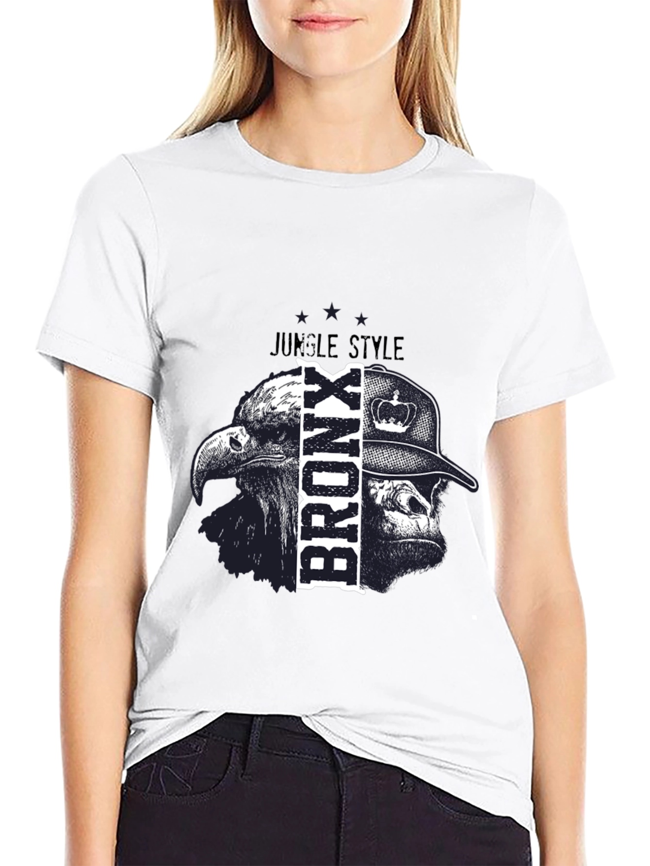 Bronx Jungle Style Graphic T-Shirt