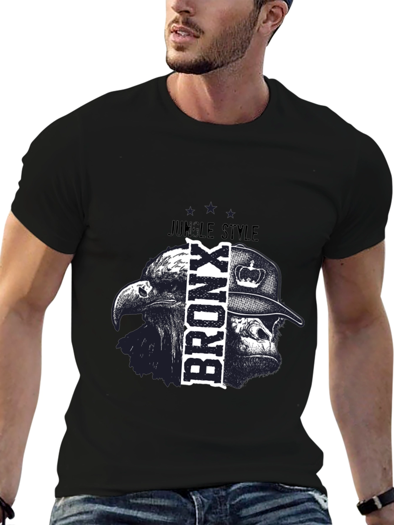 Bronx Jungle Style Graphic T-Shirt