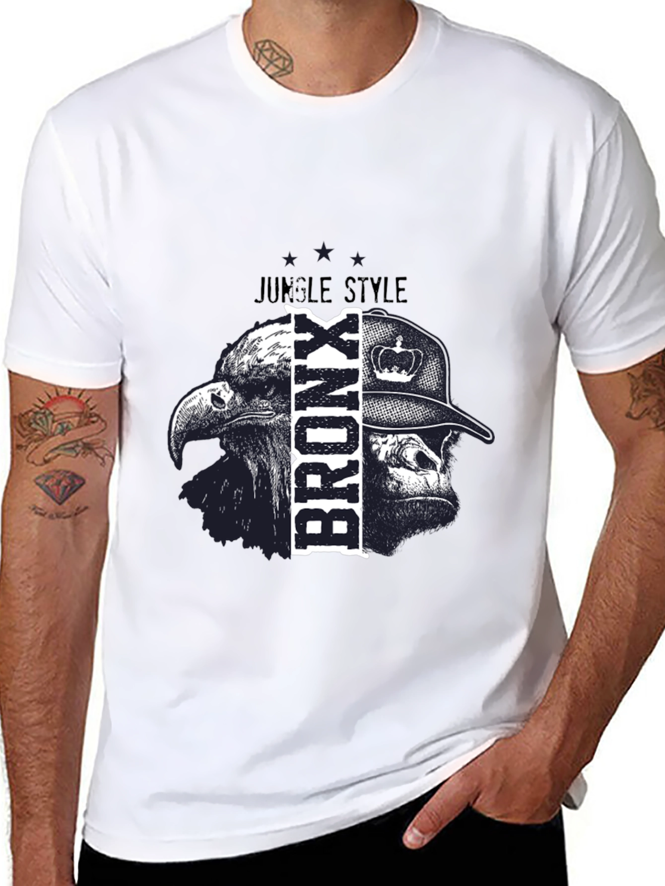 Bronx Jungle Style Graphic T-Shirt