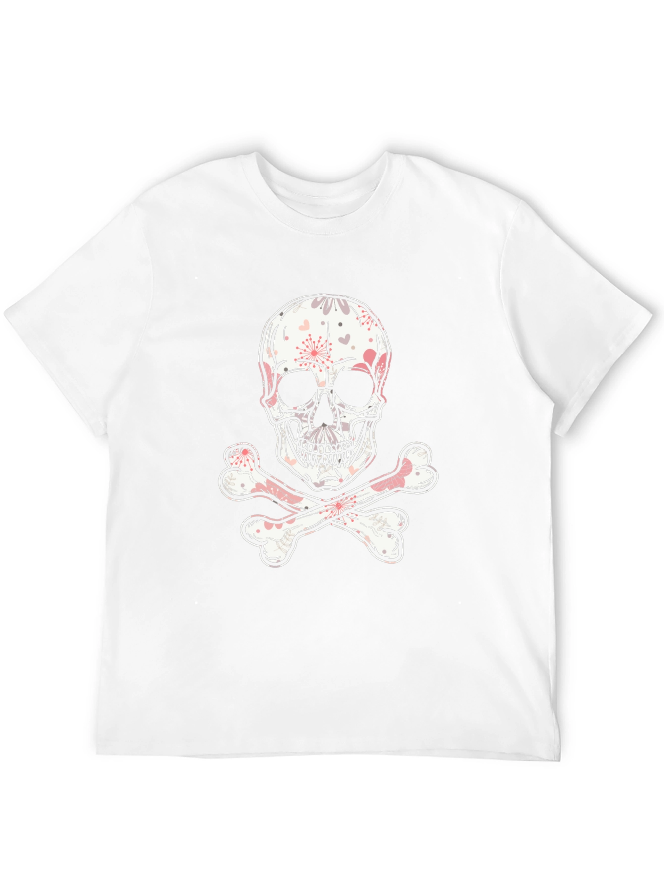 Skull & Crossbones Graphic Tee - Black