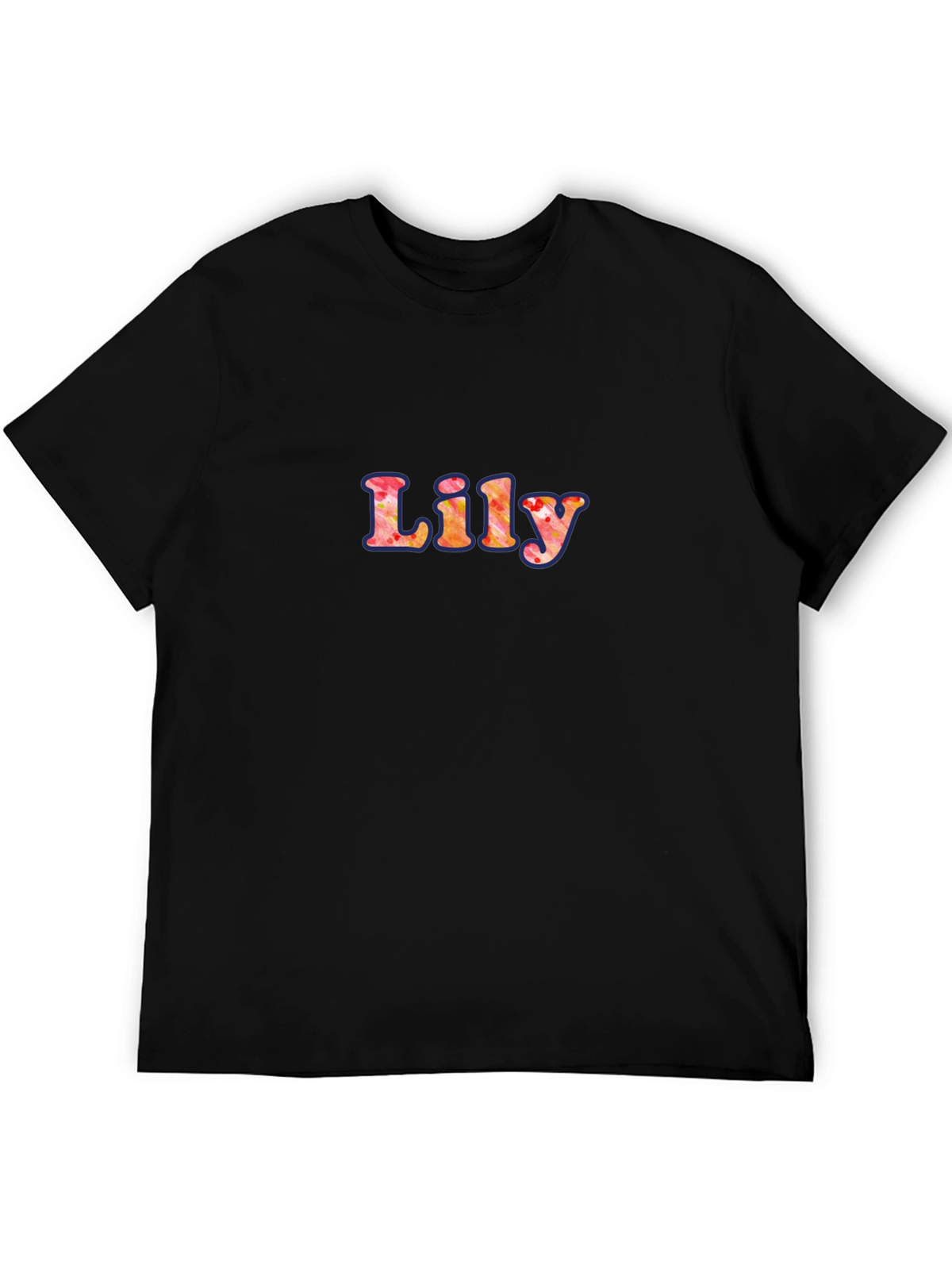 Lily Retro Tee - Unique Floral Name T-Shirt