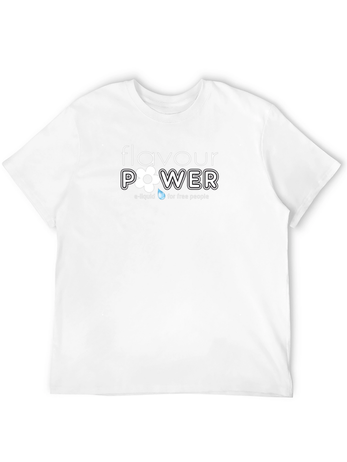 Flavour Power Graphic Tee - Black Cotton Blend