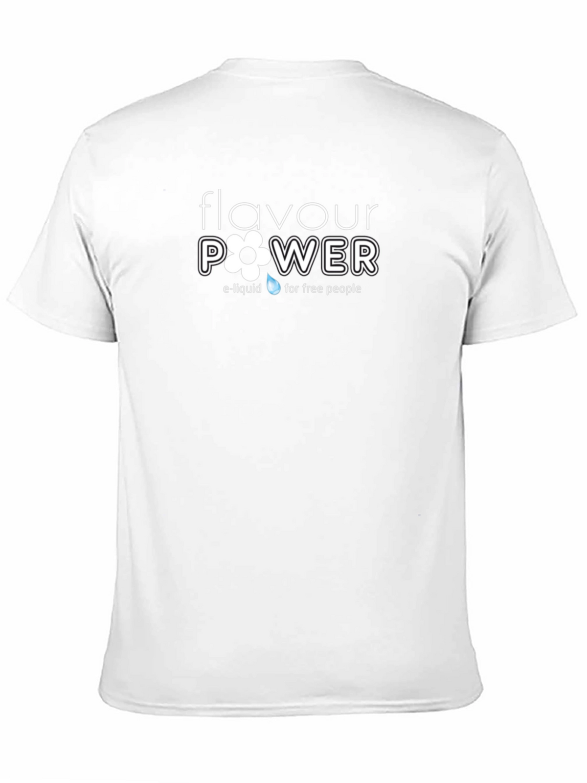Flavour Power Graphic Tee - Black Cotton Blend