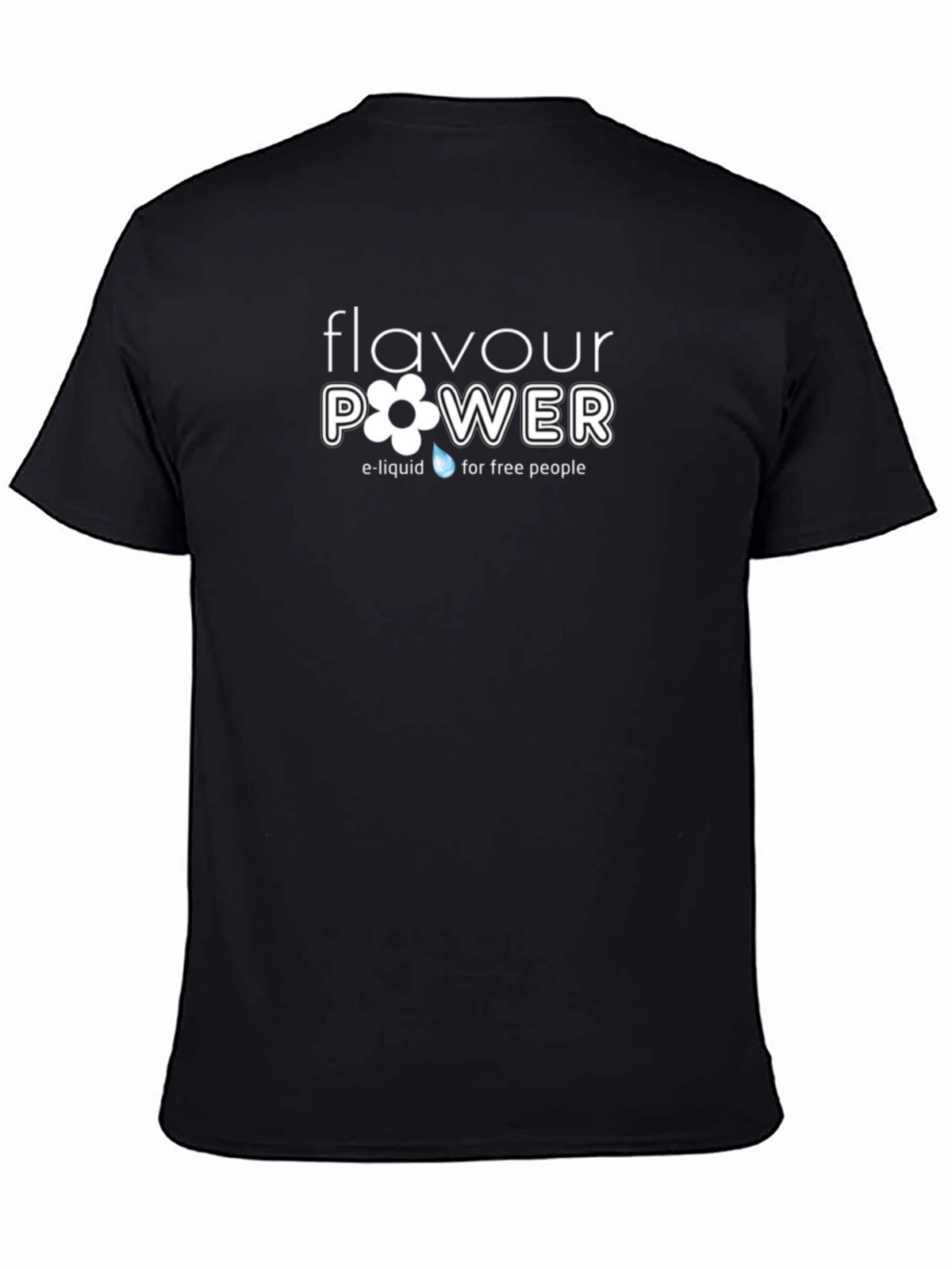 Flavour Power Graphic Tee - Black Cotton Blend