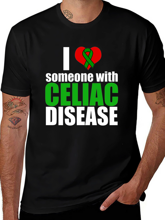 I Love Someone with Celiac Disease Awareness T-Shirt