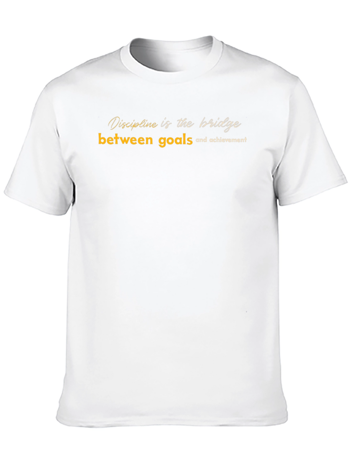 Motivation T-Shirt: Discipline is the Bridge