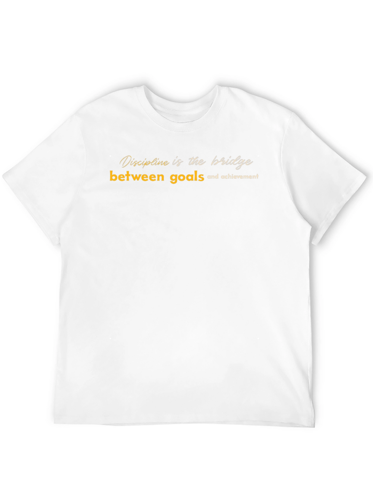 Motivation T-Shirt: Discipline is the Bridge