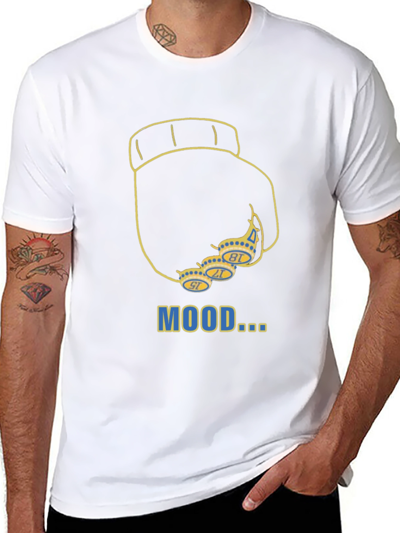 Mood T-Shirt with Championship Ring Graphic