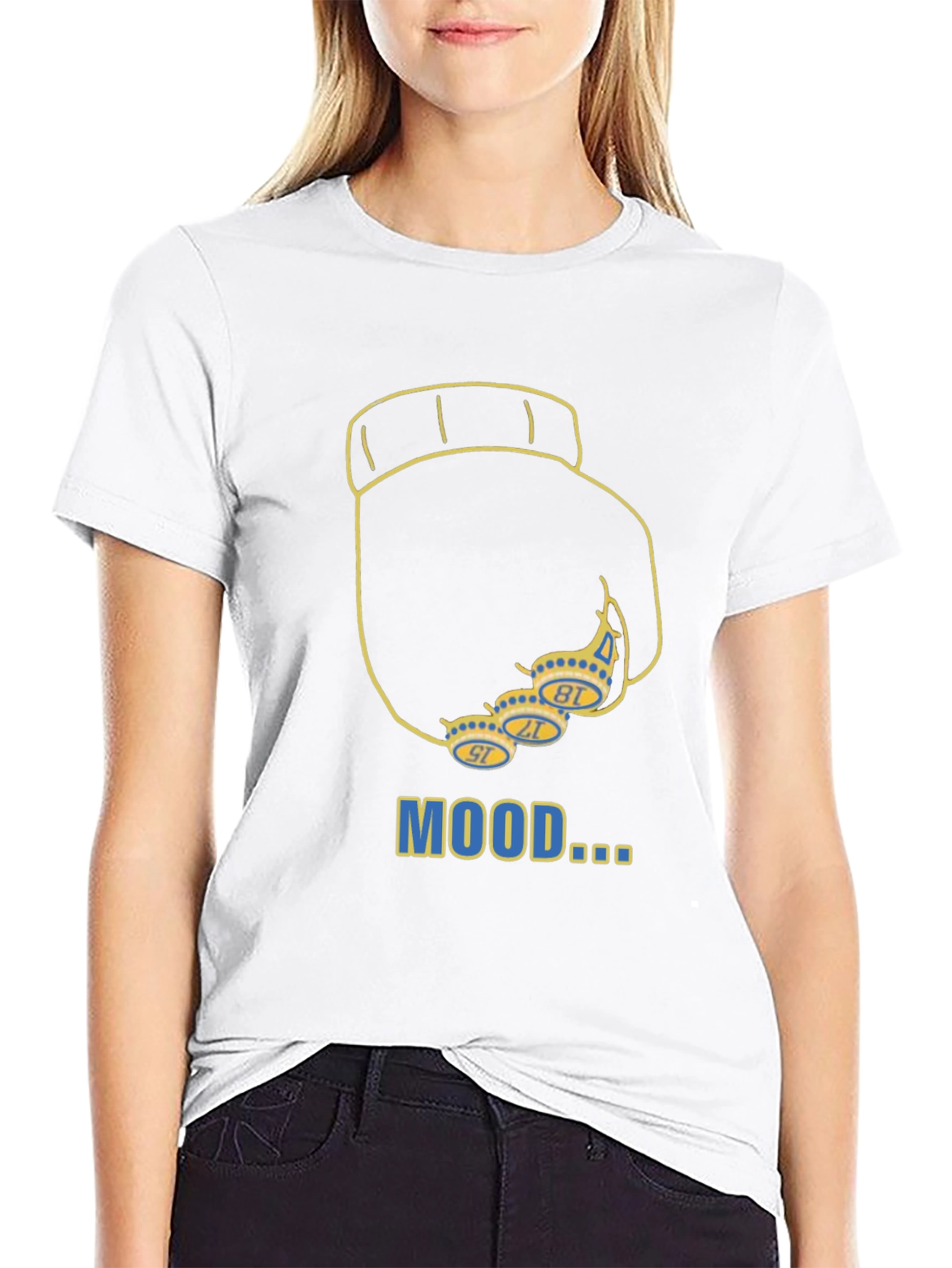 Mood T-Shirt with Championship Ring Graphic