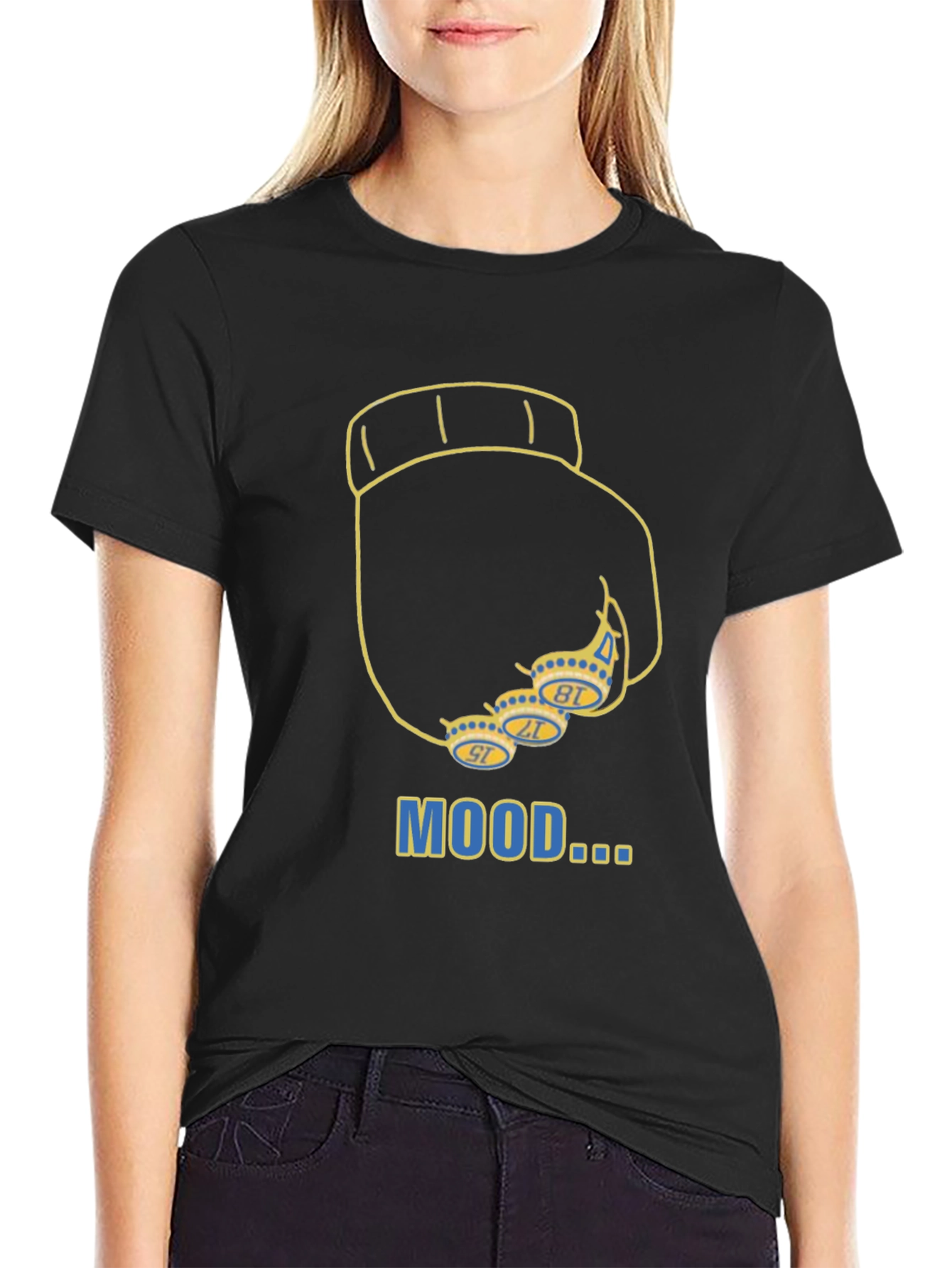 Mood T-Shirt with Championship Ring Graphic