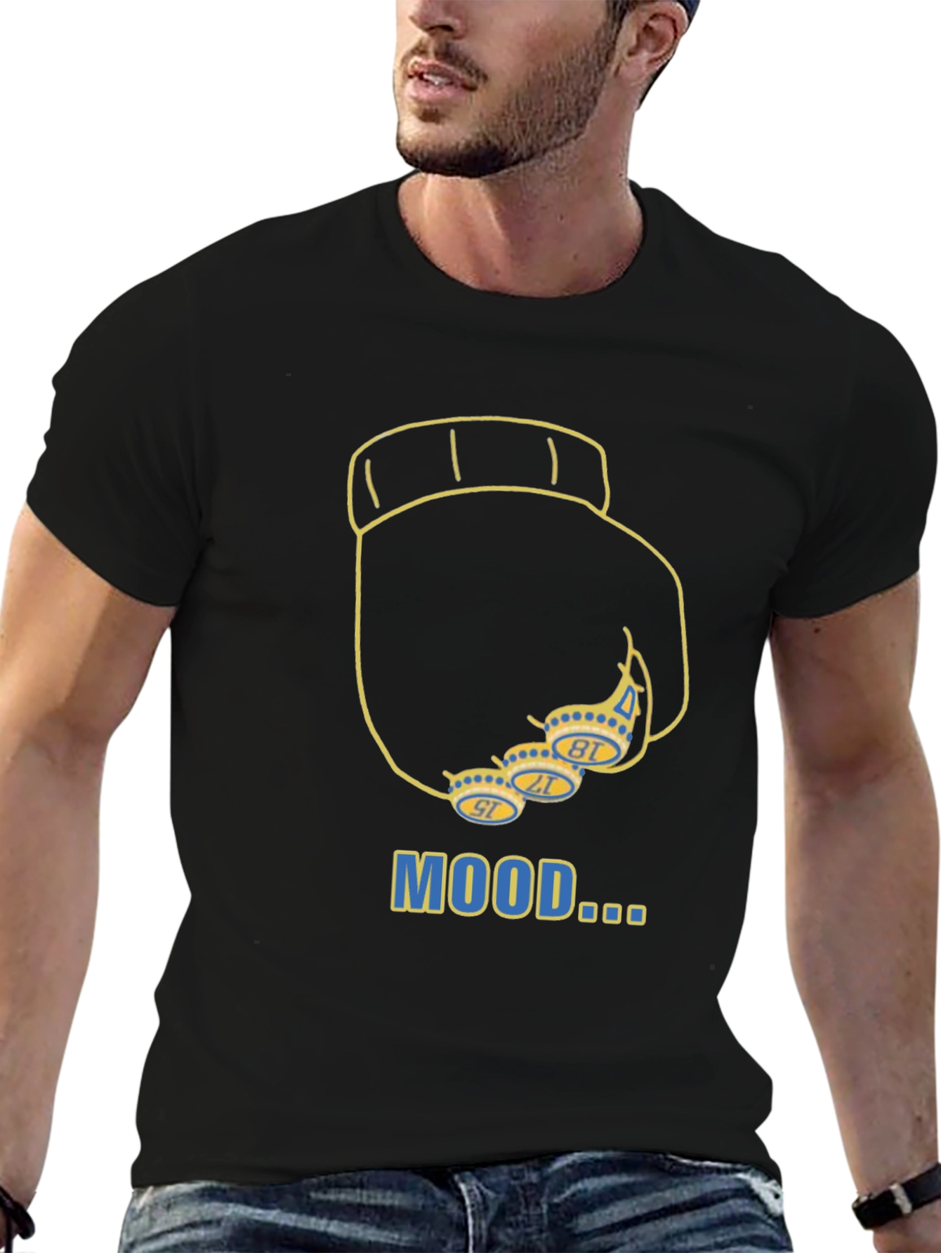 Mood T-Shirt with Championship Ring Graphic