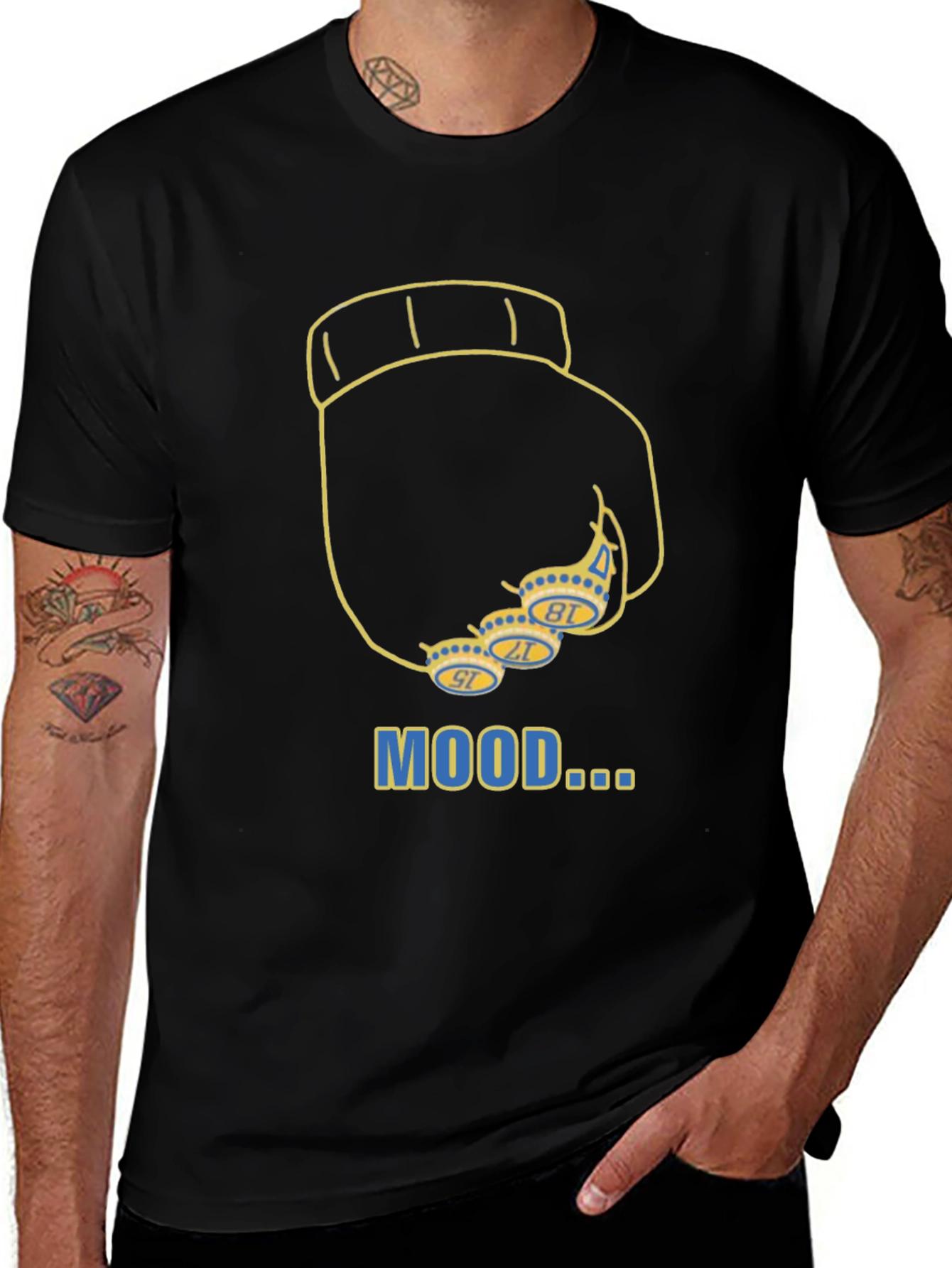Mood T-Shirt with Championship Ring Graphic
