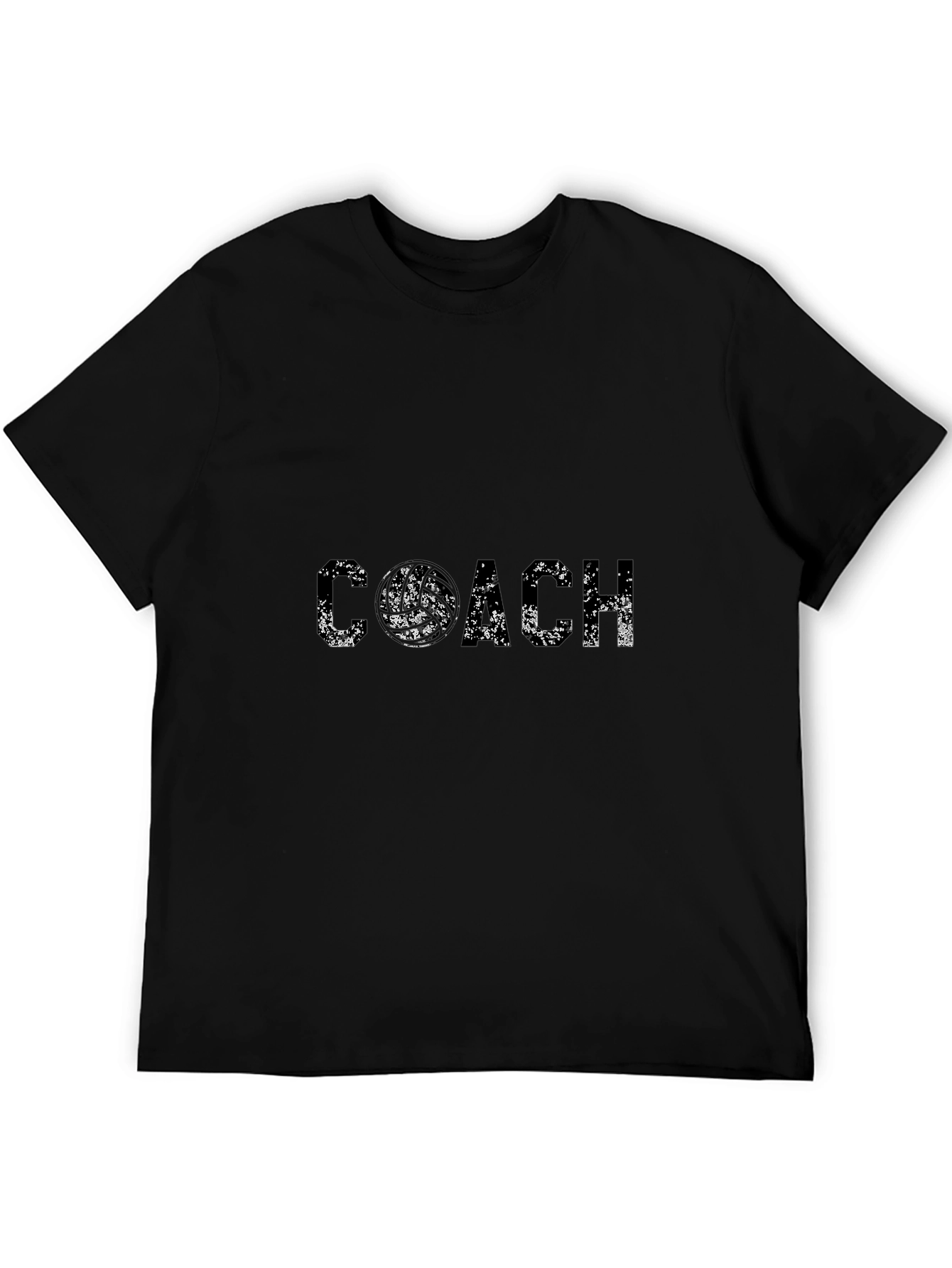 Coach T-Shirt - Black Distressed Print